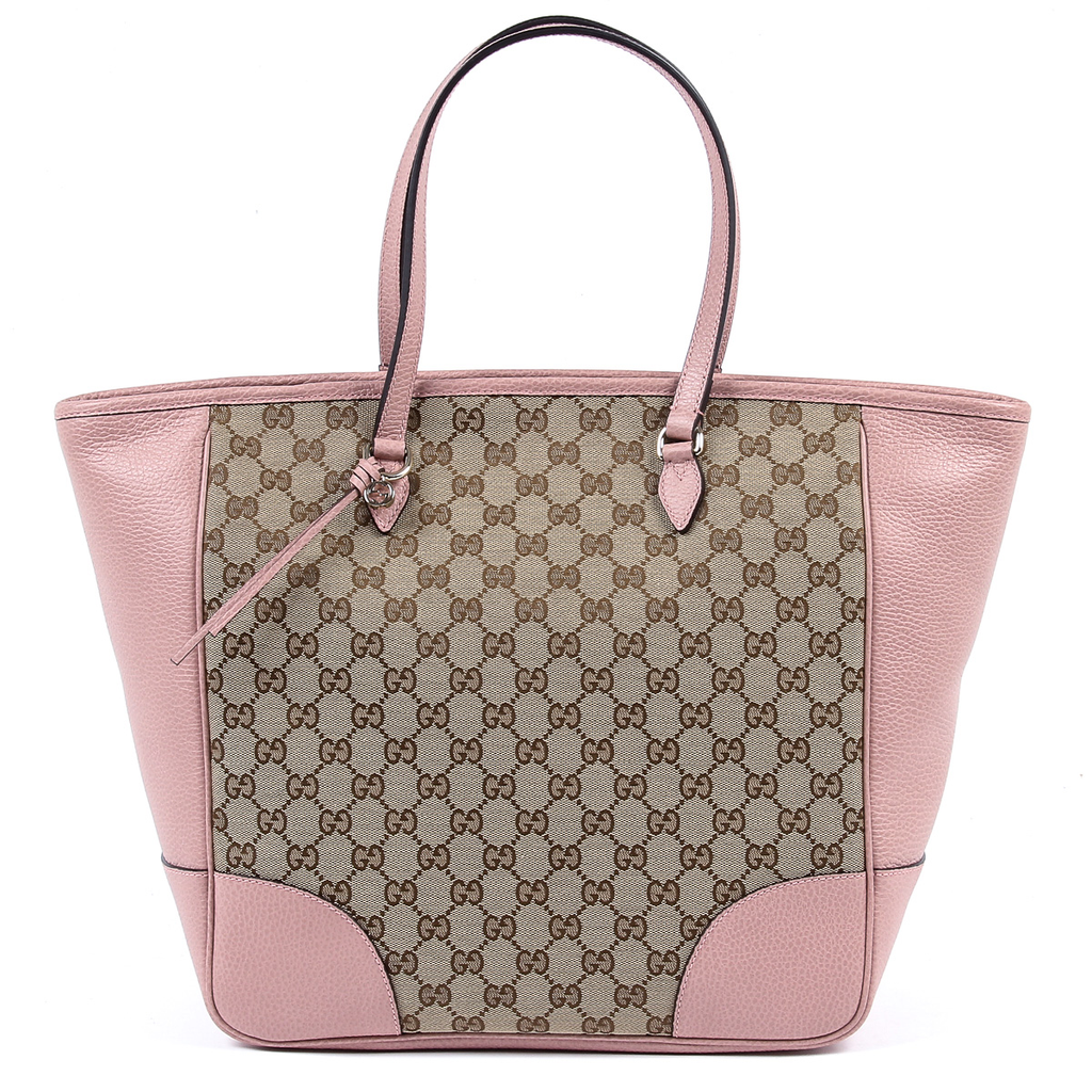 Gucci Womens Handbag GG Guccissima Pink 449242 8609