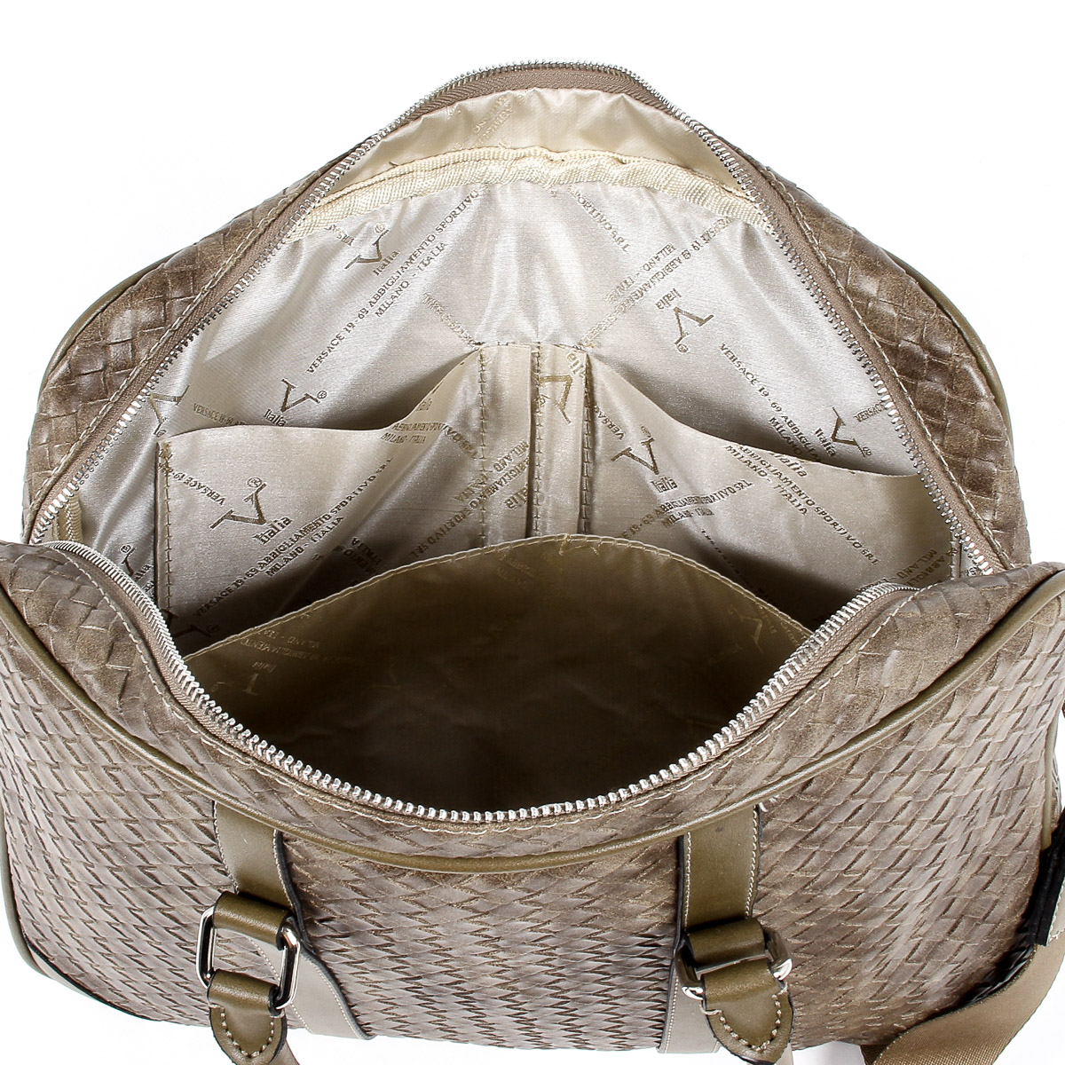 Bolso de mano para hombre V 1969 Italia marrón EVAN