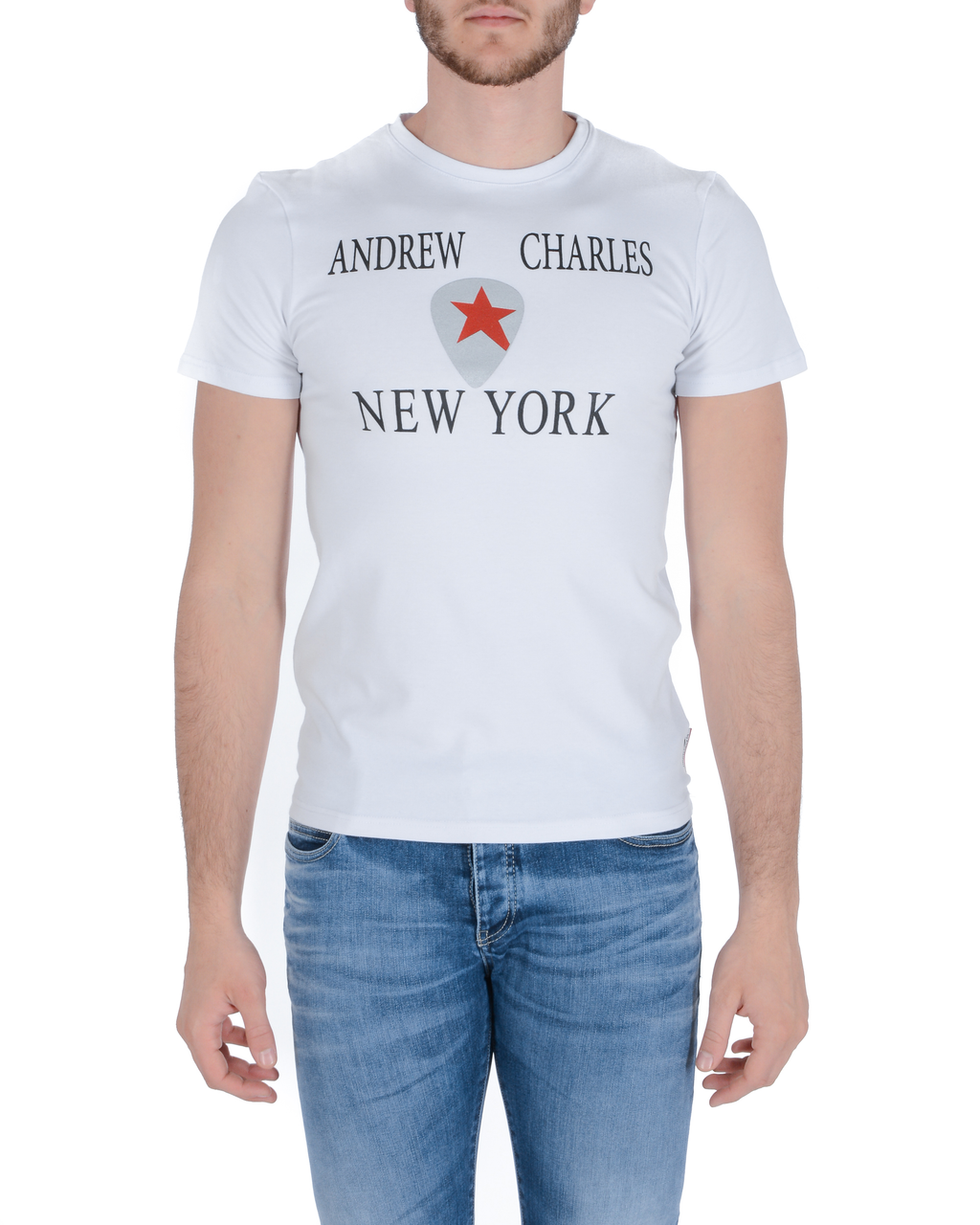 Camiseta Andrew Charles para hombre KEITA BLANCA S14