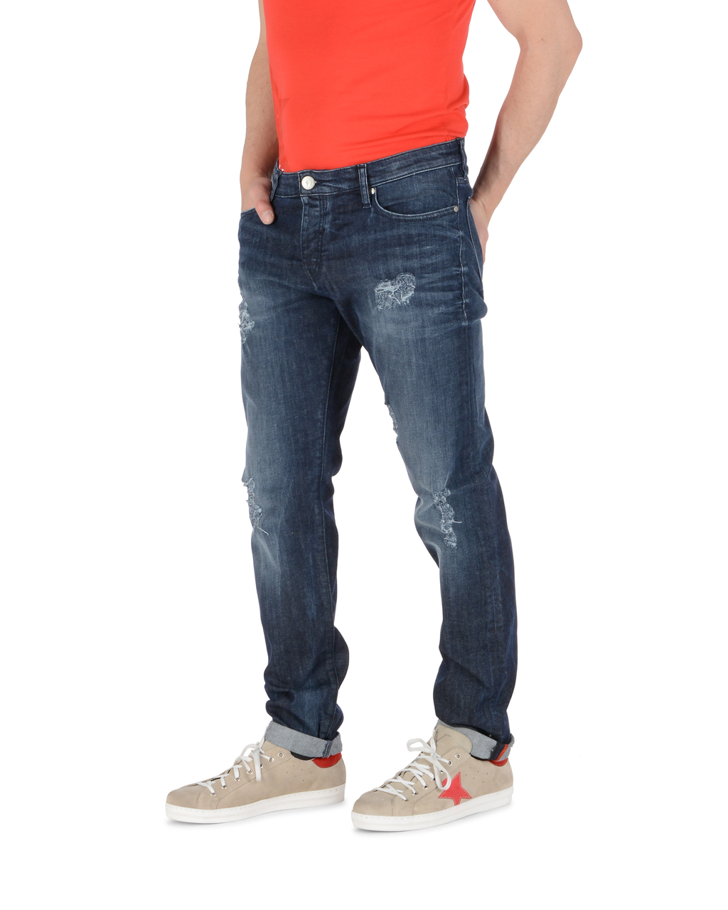 Vaqueros Andrew Charles para hombre de corte regular AN38 JAN