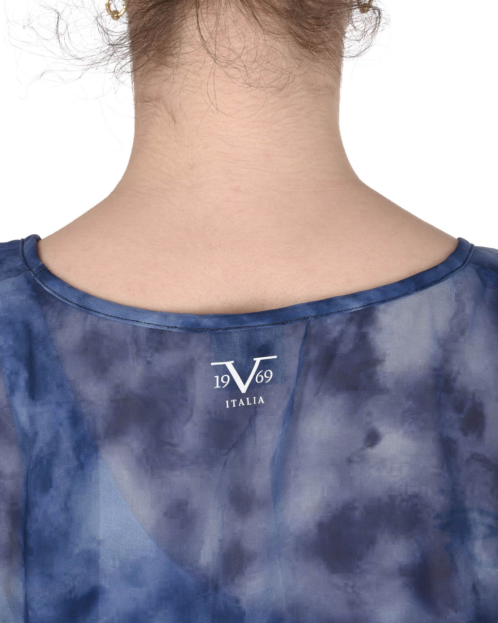 19V69 Italia Womens Swimwear Chiffon Dress VSC1WCU07 NAVY