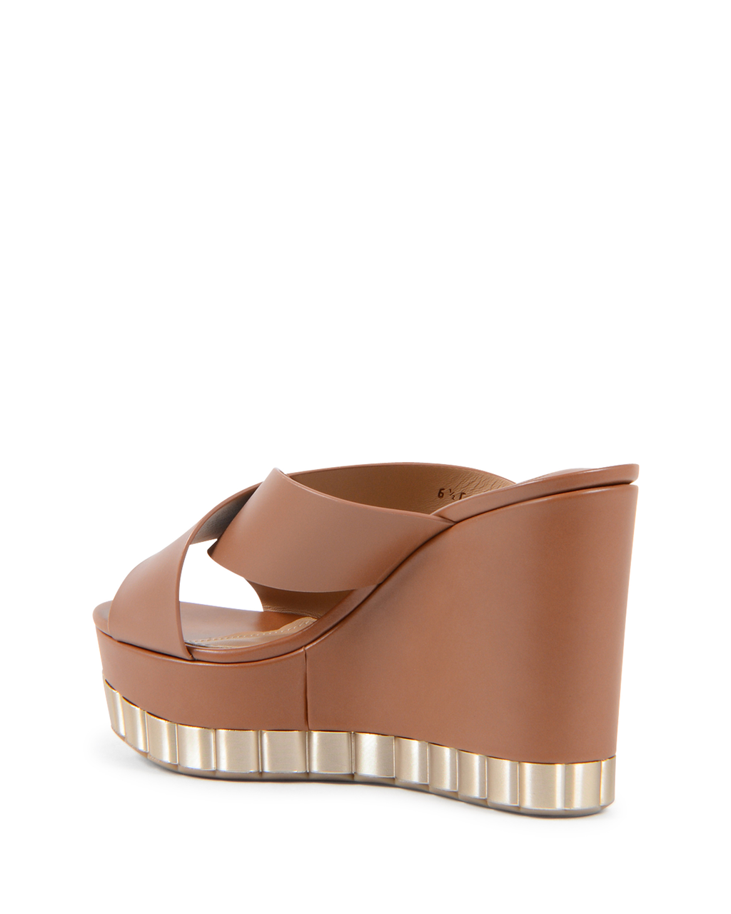 Sandalia de cuña para mujer Salvatore Ferragamo en color tostado NICOSIA