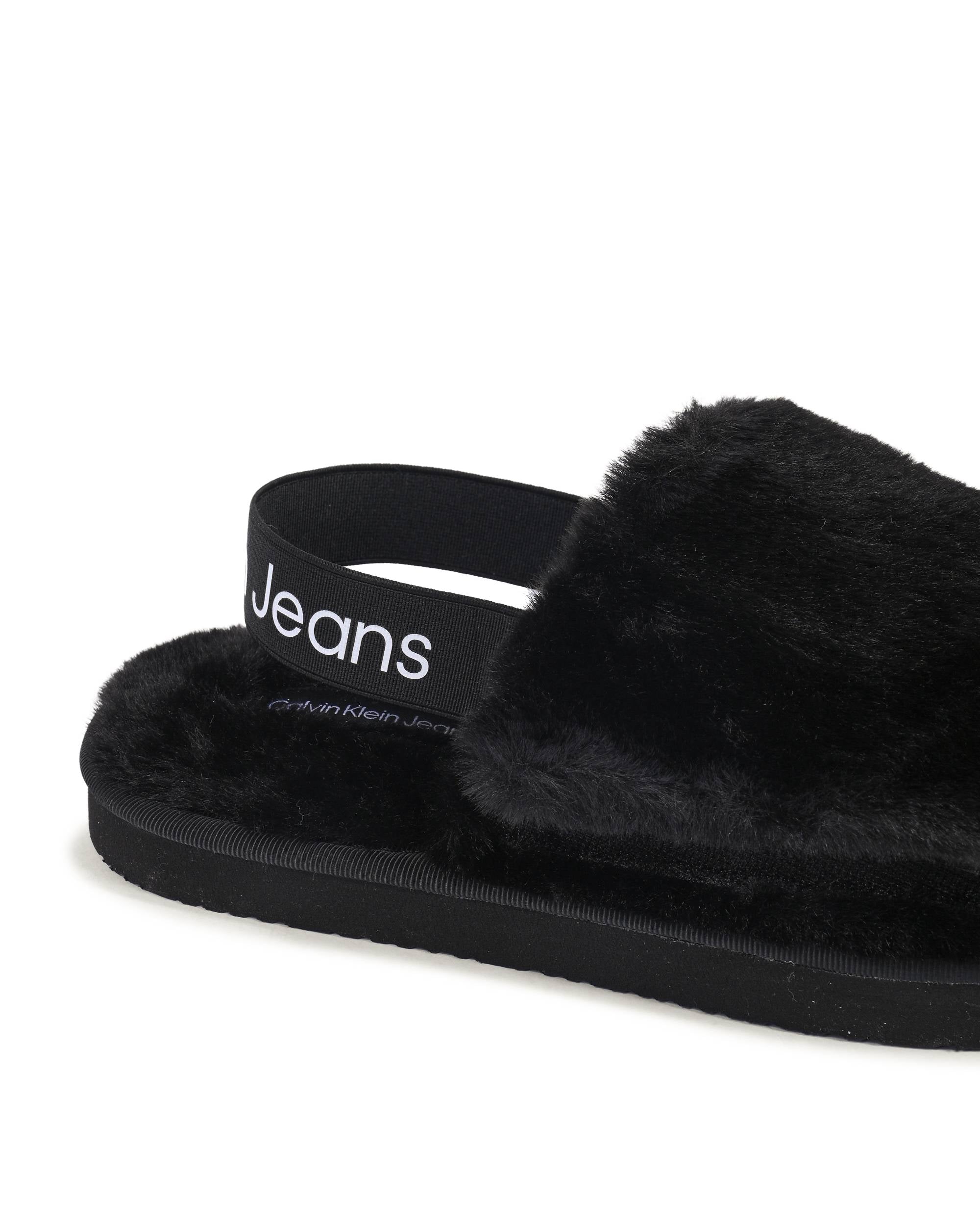 Pantuflas Calvin Klein para mujer negras YW0YW01158BEH
