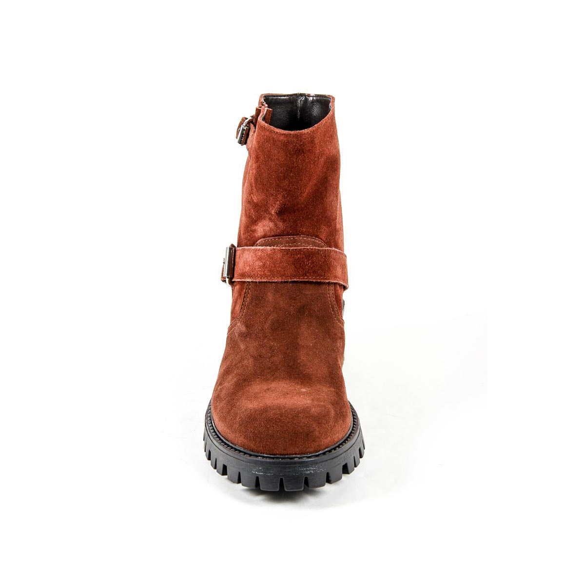 Bota corta para mujer V 1969 Italia B1441 VELOUR MATTONE