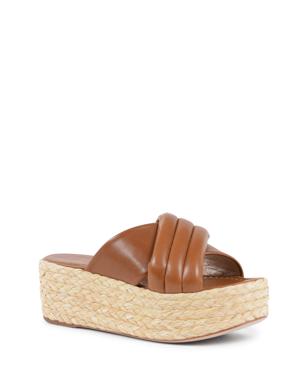 Stuart Weitzman Sandalia de plataforma para mujer color tostado PUFFTOPRAFFIA
