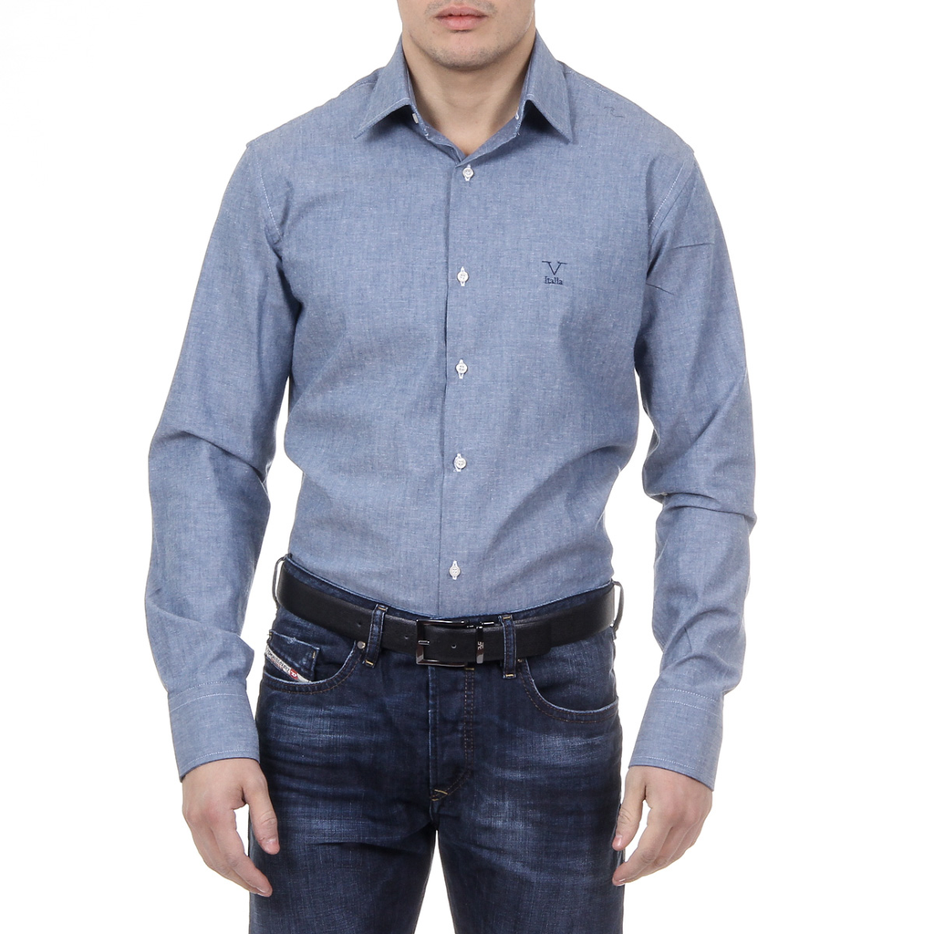 Camisa de cuello clásico para hombre V 1969 Italia 377 VAR. 508