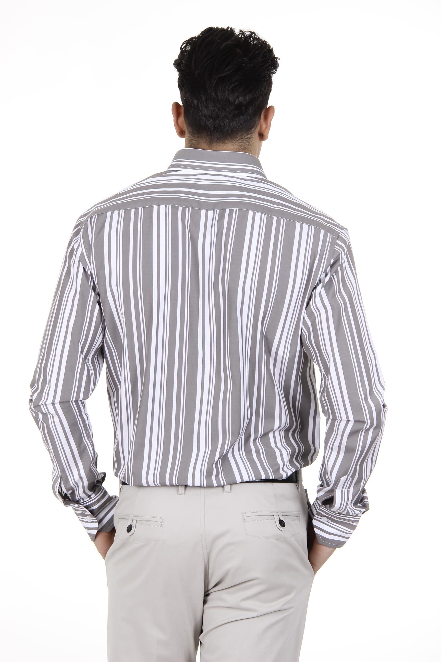 Camisa clásica moderna de corte italiano para hombre V 1969 377 ART. 414