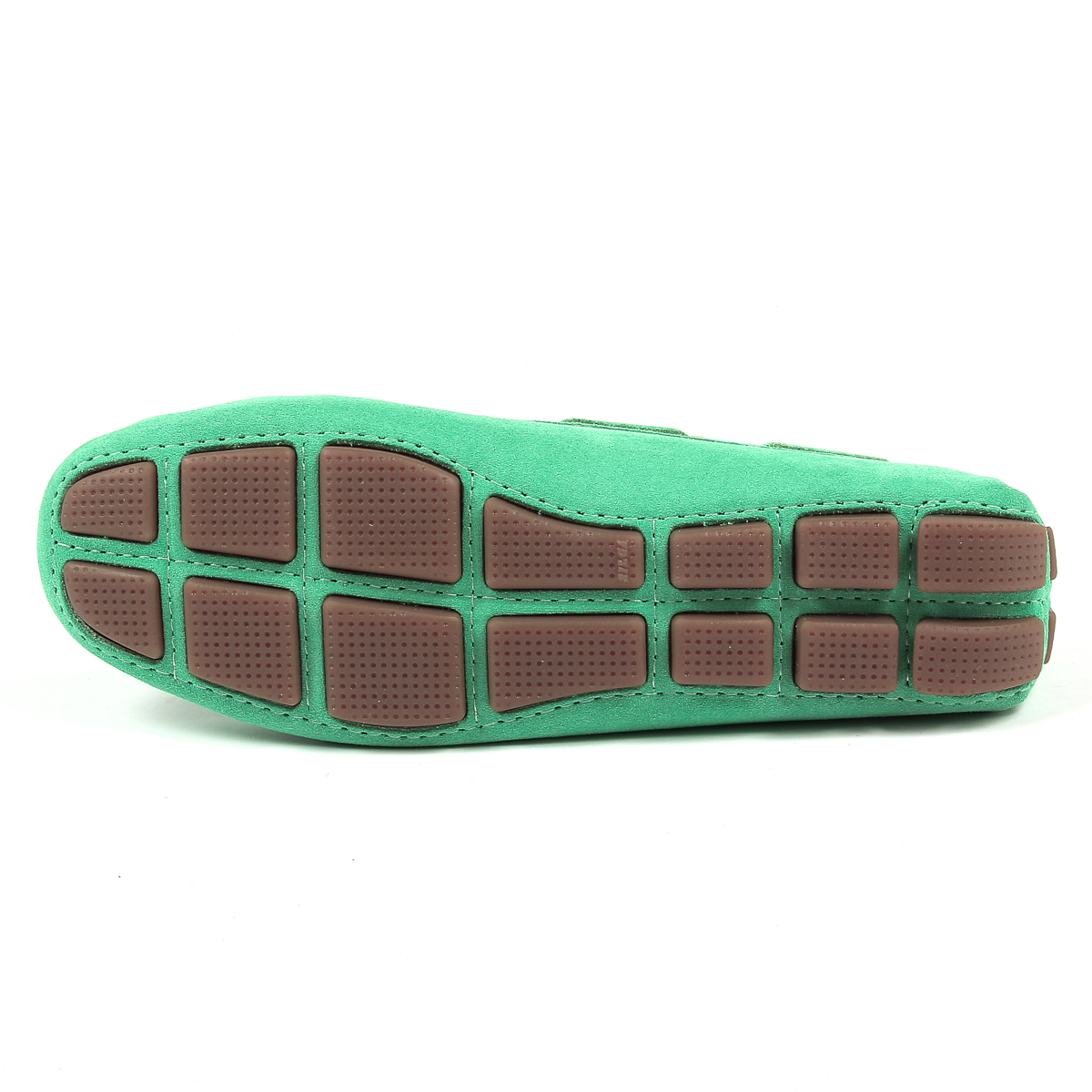 Mocasines V 1969 Italia para mujer, color verde PISA
