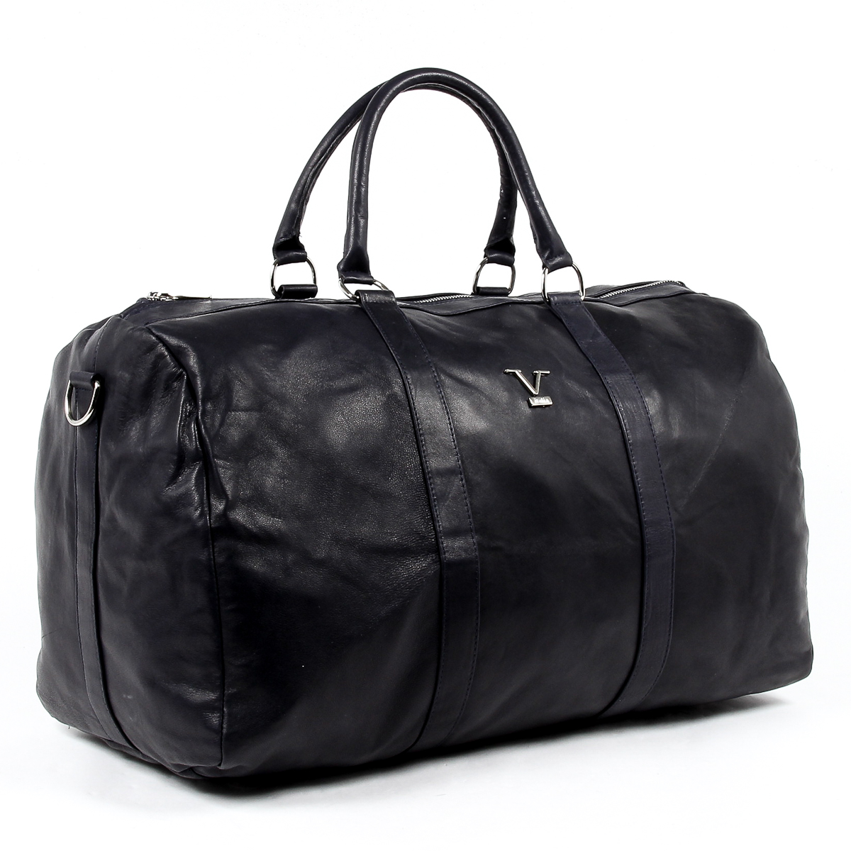 V 1969 Italia Mens Sport Bag Blue BERLINO