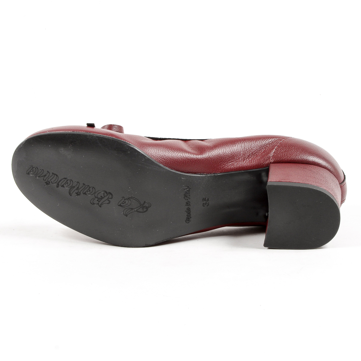 Andrew Charles Womens Ballerina Bordeaux NICKI