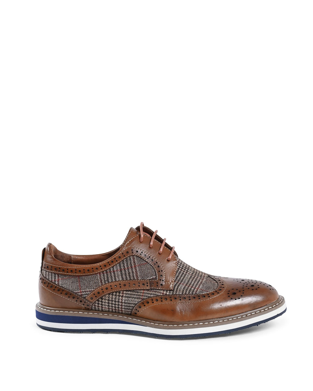 19V69 Italia Zapatos con cordones para hombre marrón YO F1605-012 TABACCO