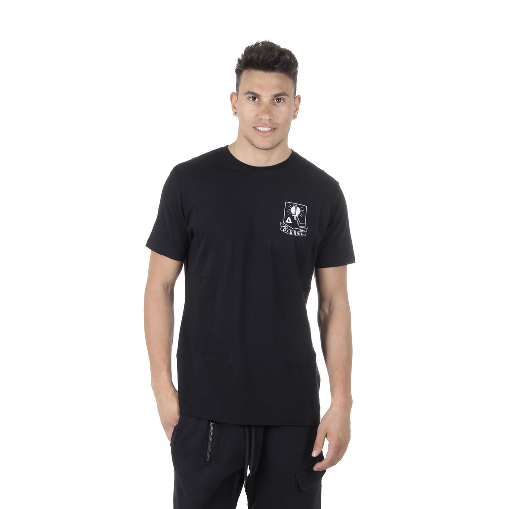 Diesel Mens T-Shirt Short Sleeves Round Neck 00SHC0 0JAHZ 900 T-OKE
