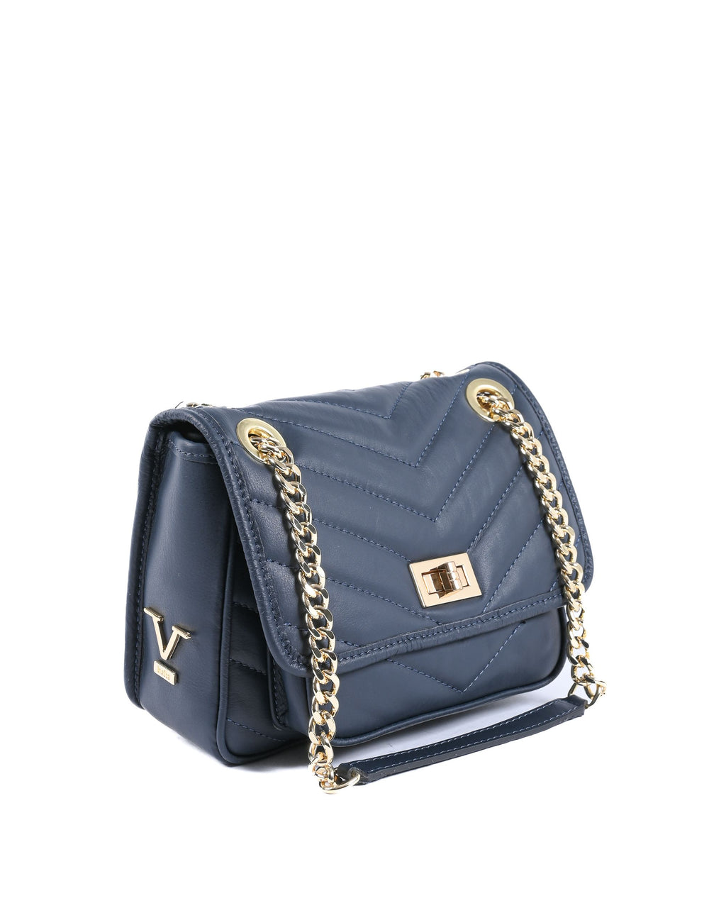 Bolso de mano para mujer V Italia 10507 AZUL SALVAJE MARINO