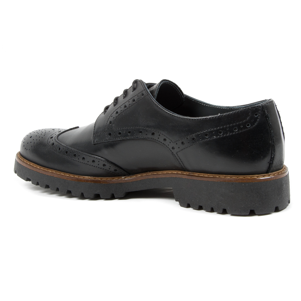Zapatos brogue negros para hombre de Andrew Charles EDWIN
