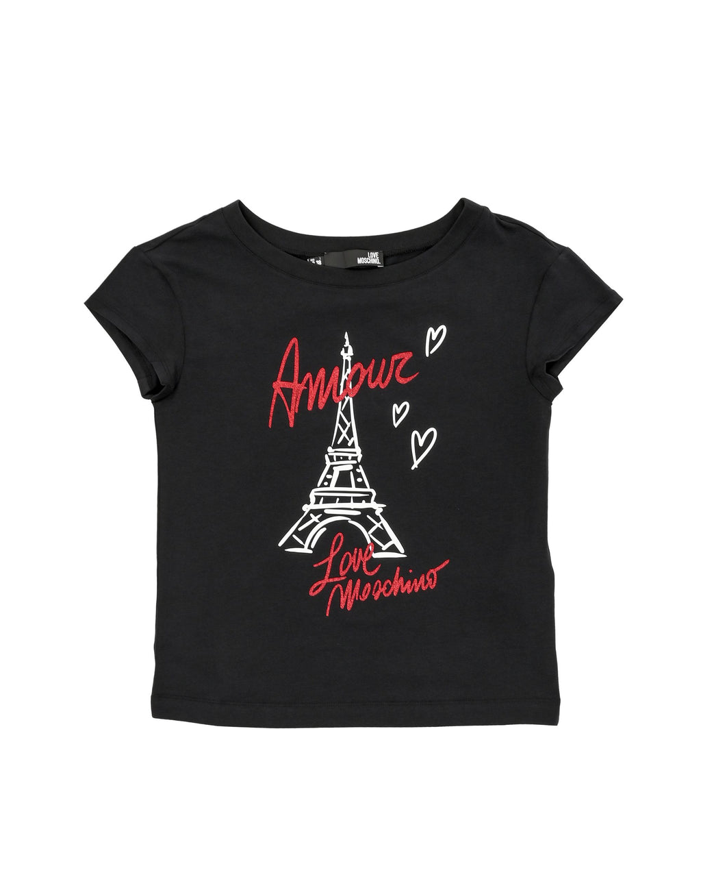 Camiseta Love Moschino para mujer W 4 F30 2M E 2264 C74 NEGRO