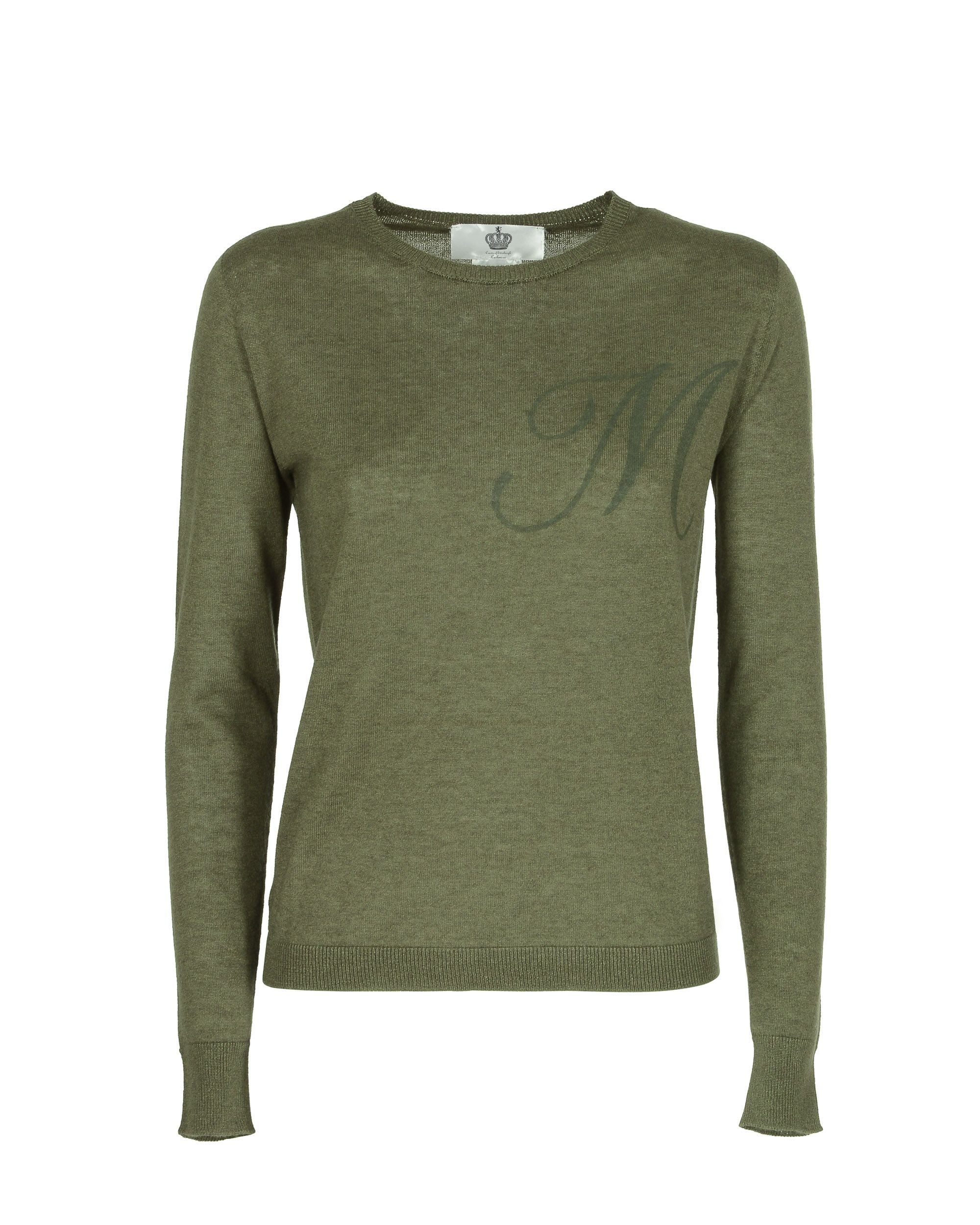 Dee Ocleppo Long Sleeve ART 004 GREEN LETTER M