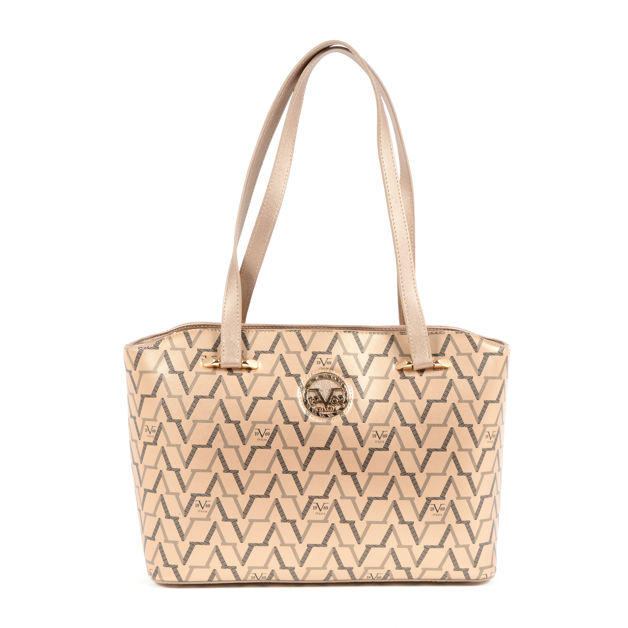 V 1969 Italia Womens Handbag Gold SEOUL