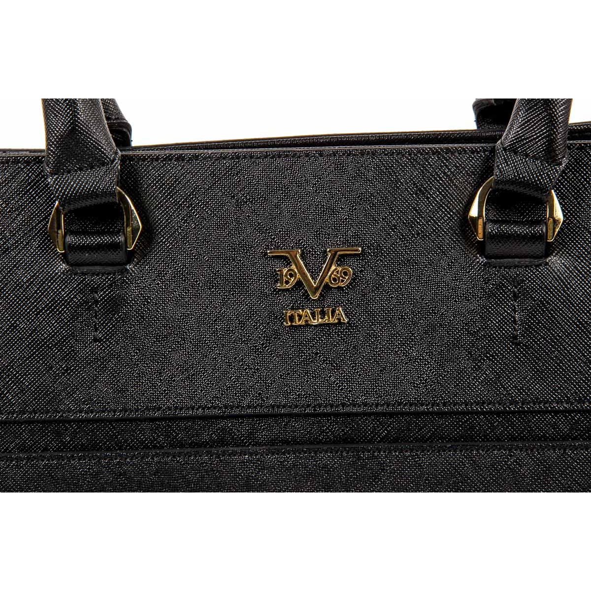 Bolso de mano para mujer V 1969 Italia V1969002 NEGRO