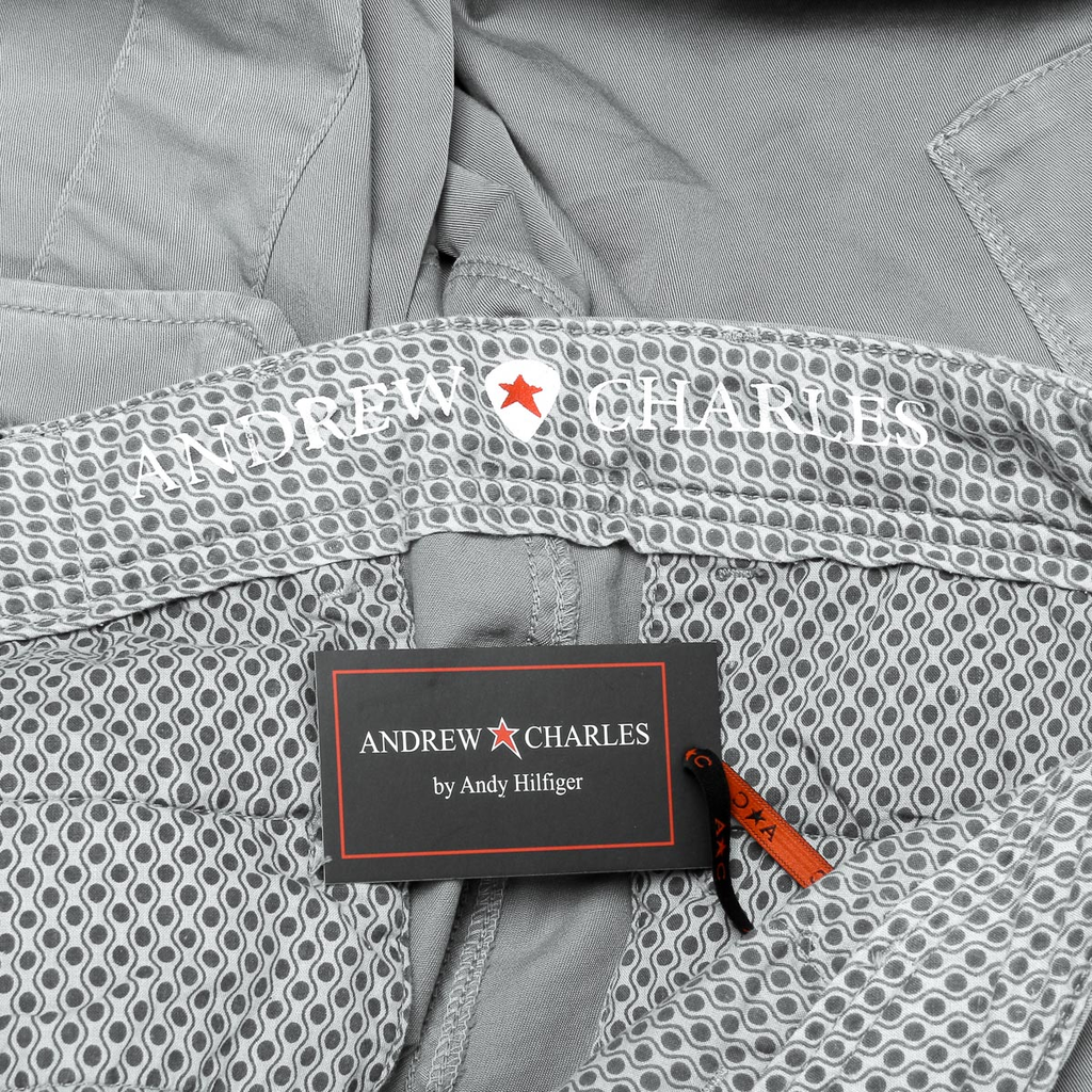 Pantalones cortos Andrew Charles para hombre gris claro JAKO