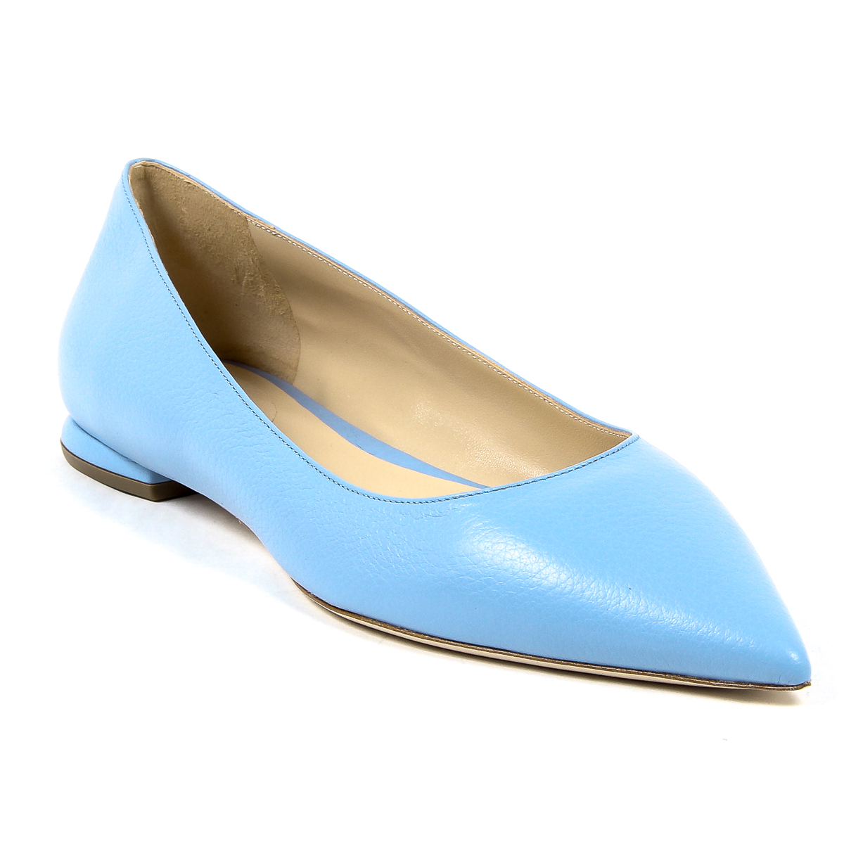 Andrew Charles Womens Ballerina Light Blue SONIA