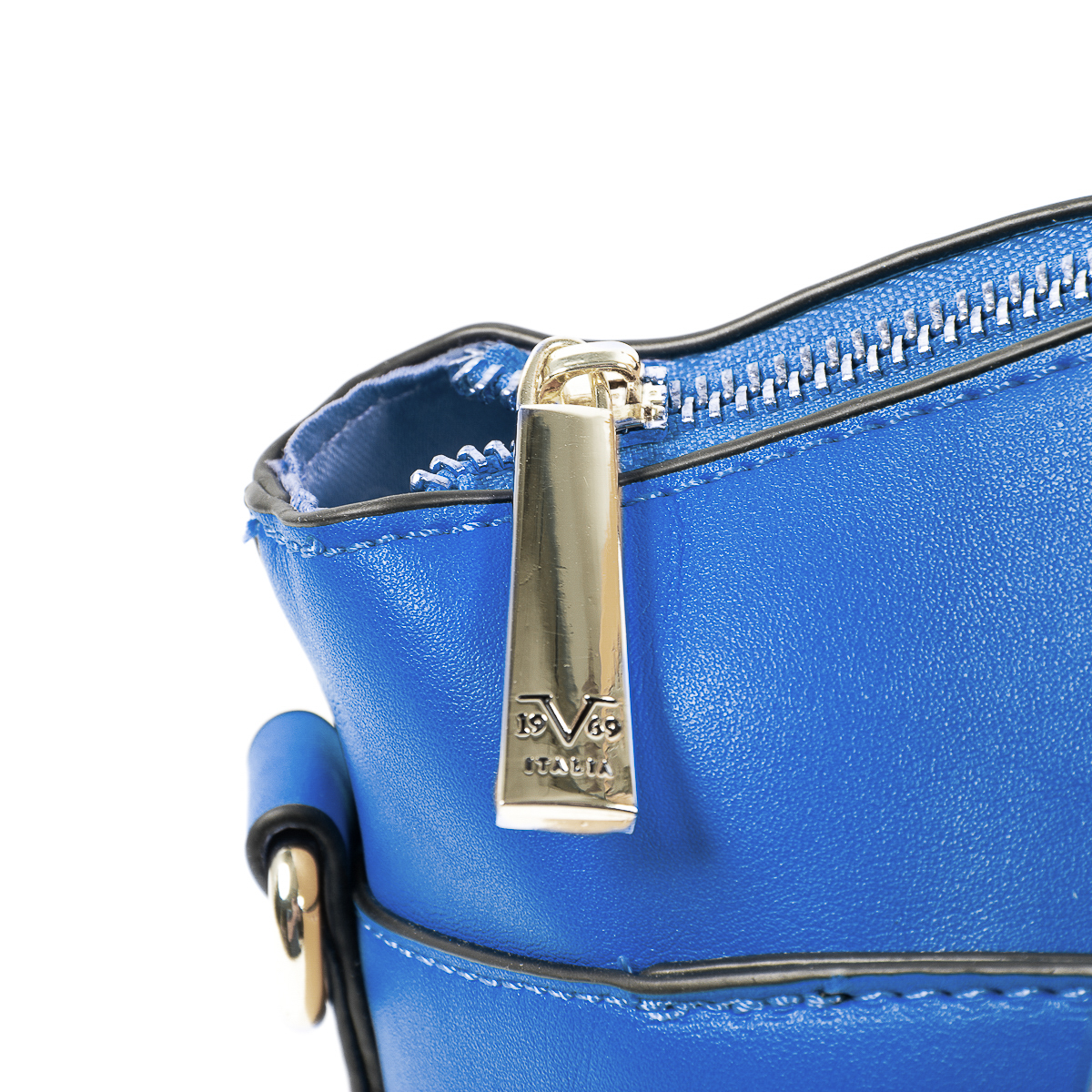 Bolso de mano para mujer V 1969 Italia Azul GIULIA