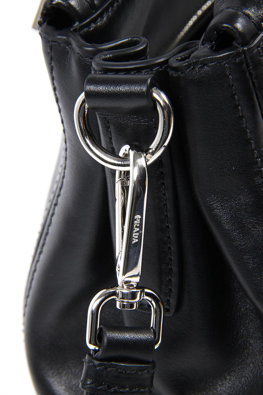 Bolso de compras Prada BN2866 Nero Soft Calf