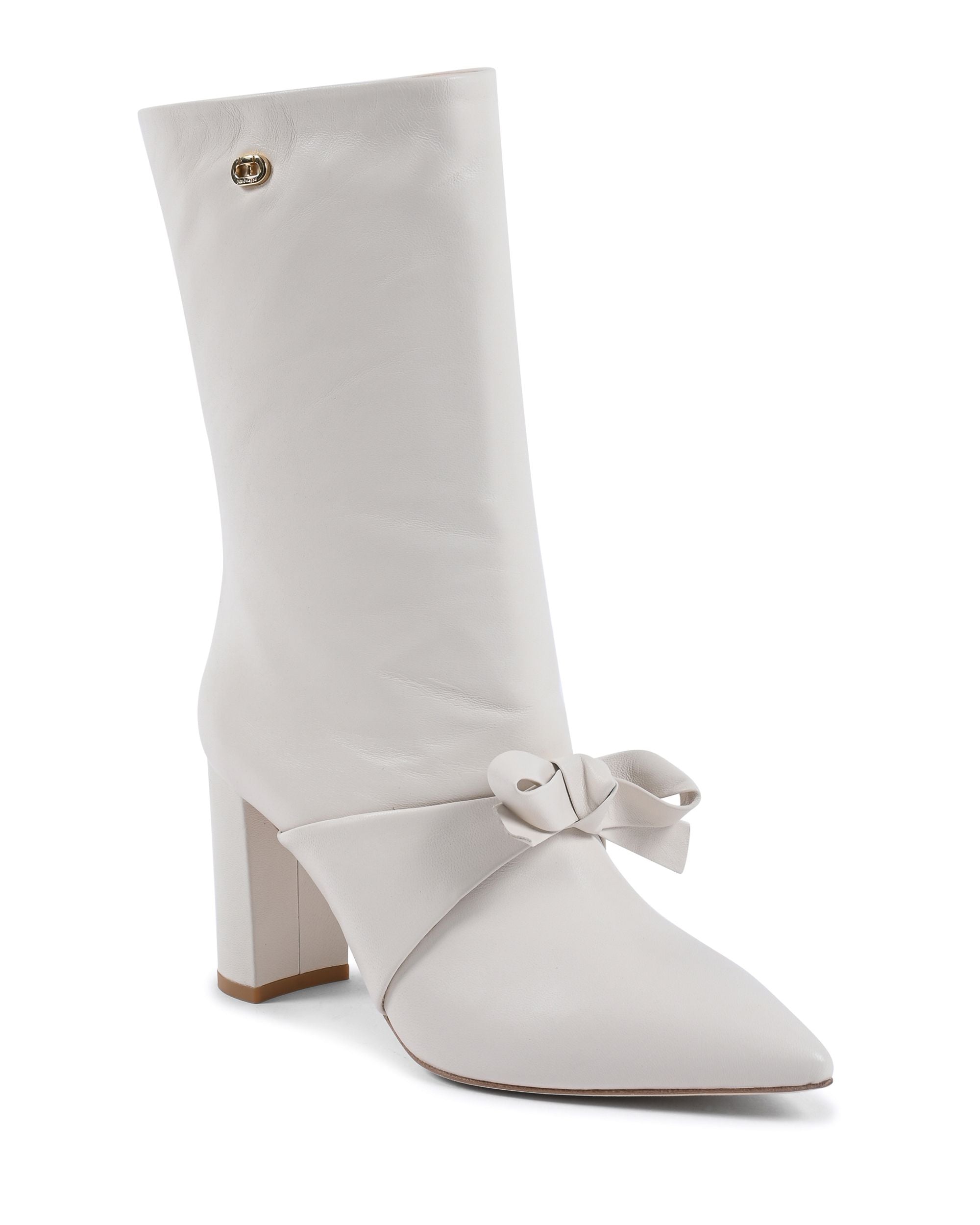 Dominic Boot - Bota corta color blanco roto