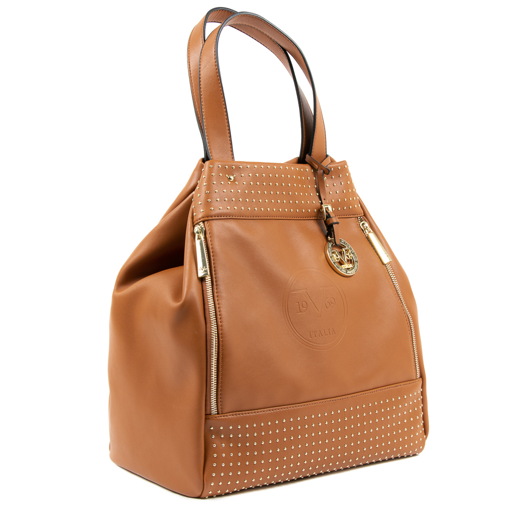 Bolso de mano para mujer V 1969 Italia marrón OLIVIA