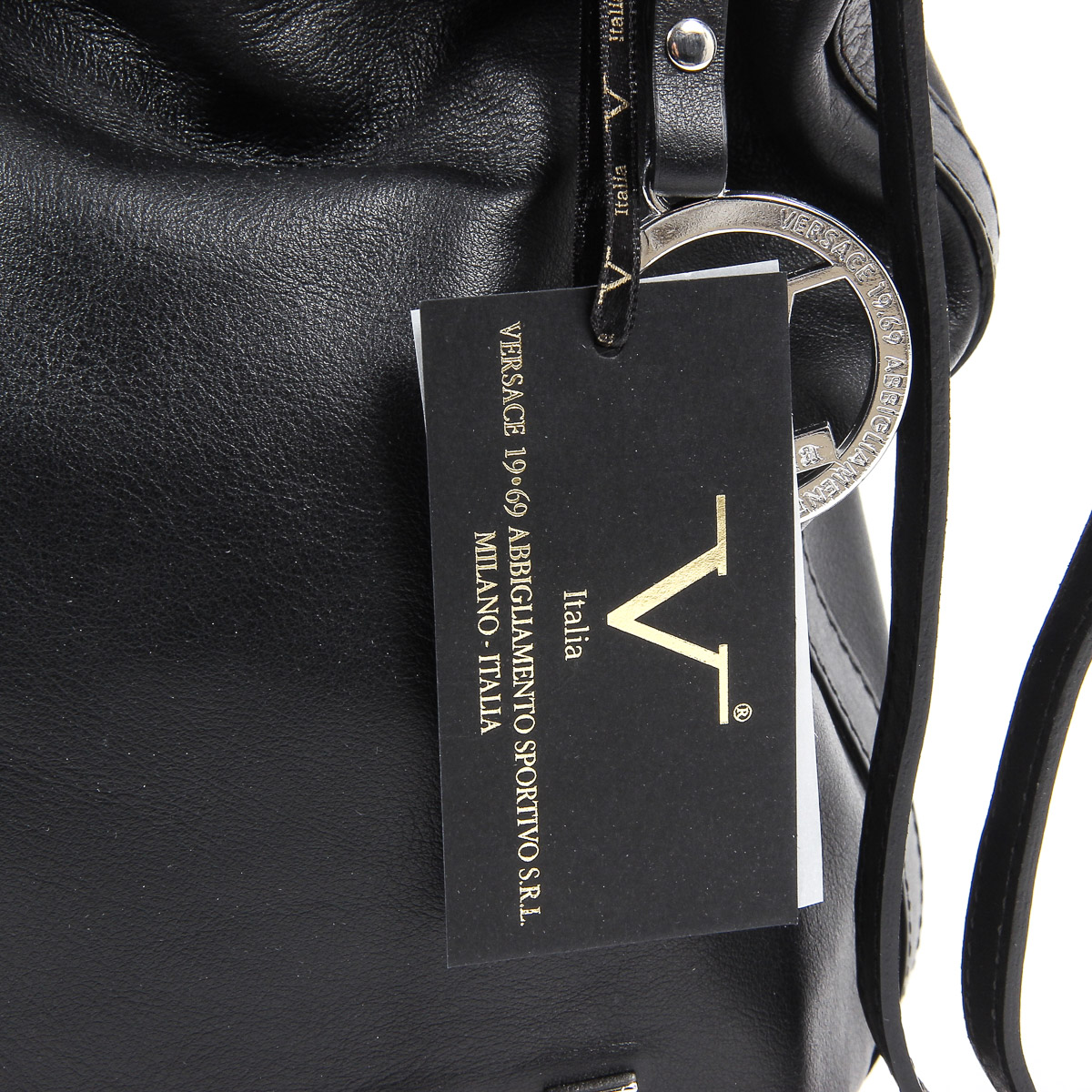 Bolso de mano para mujer V 1969 Italia V005-S SOFT NERO
