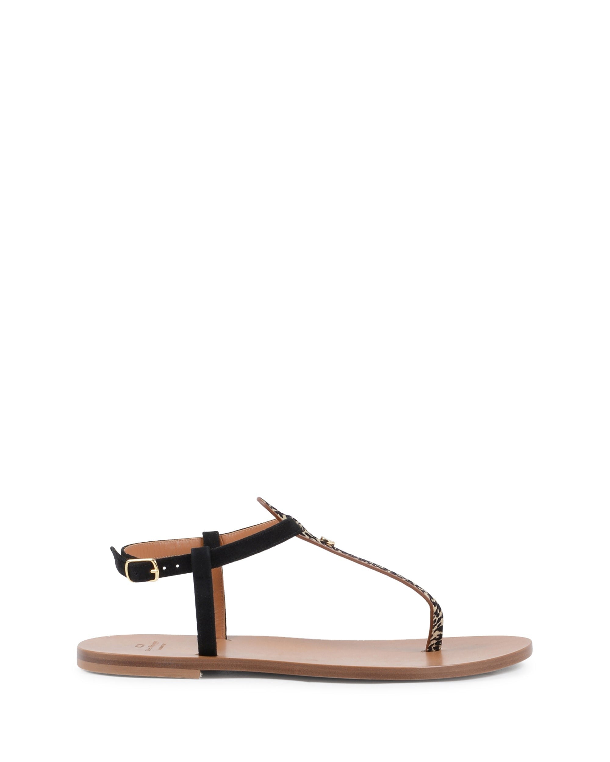 Sandalia Touch The Sky Pony Lux y Negro