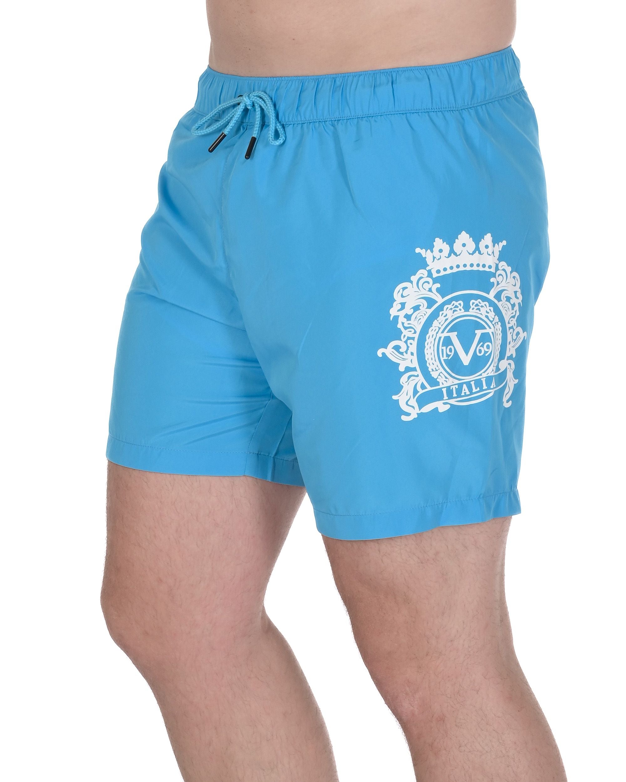 19V69 Italia Mens Swimwear Trunk VSC1MBM06 AZURE