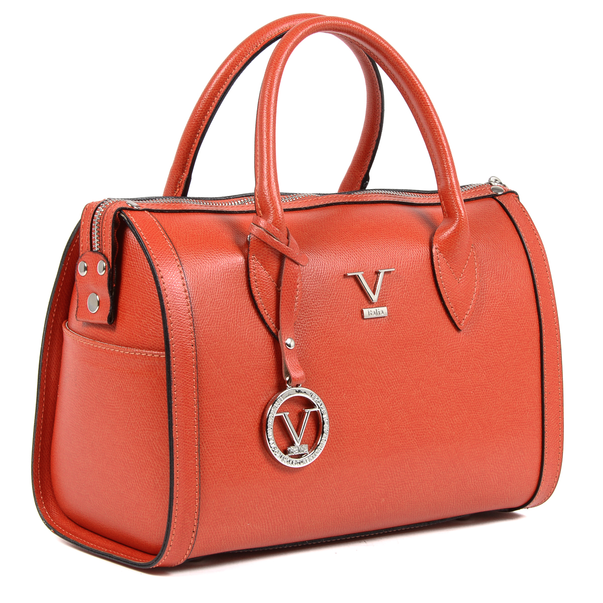 Bolso de mano para mujer V 1969 Italia marrón V014 MARRONE