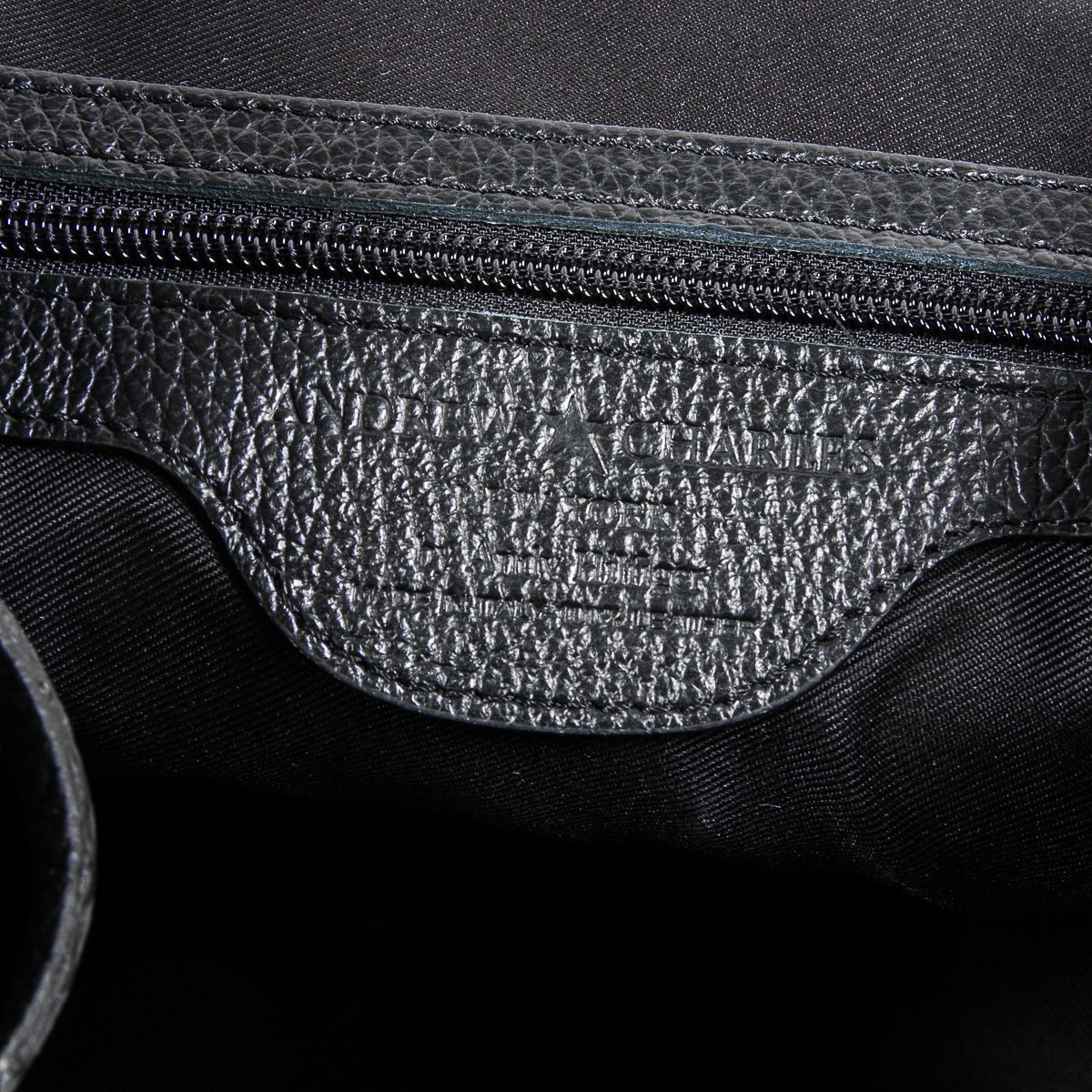 Bolso de mano para mujer Andrew Charles negro KYLE
