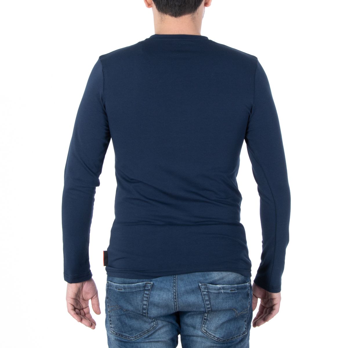 Camiseta de manga larga para hombre Andrew Charles By Andy Hilfiger TS160 031002 SELMA NAVY 003
