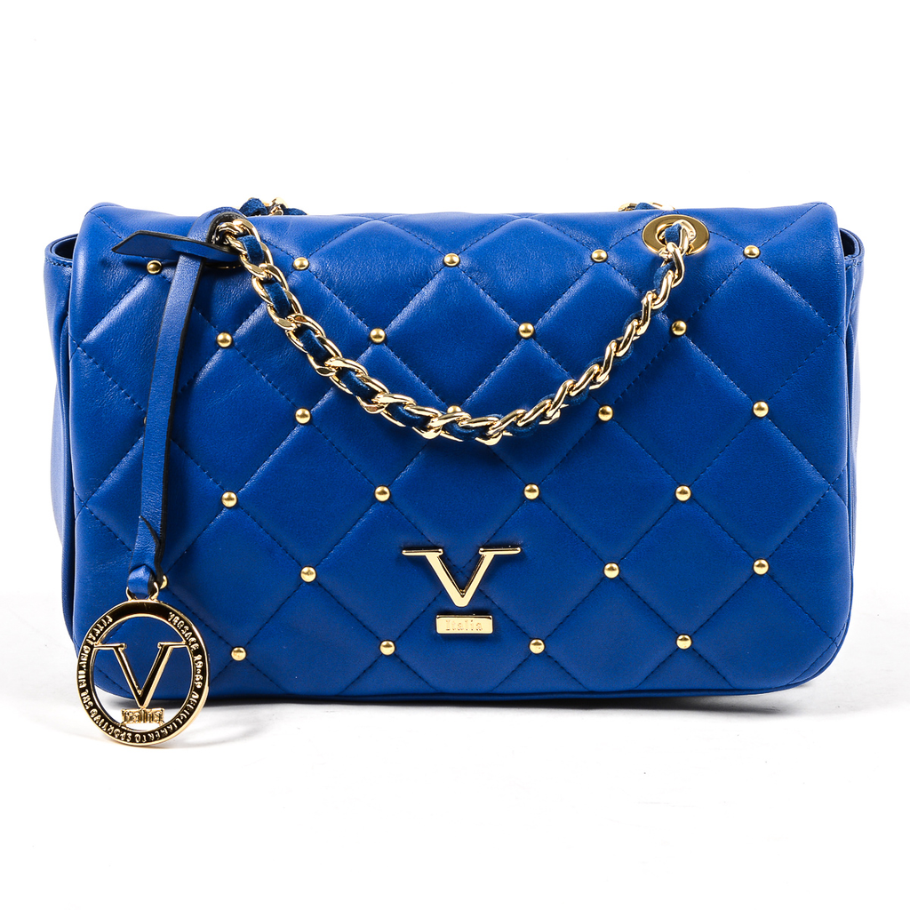 V 1969 Italia Womens Handbag Blue MUMBAI