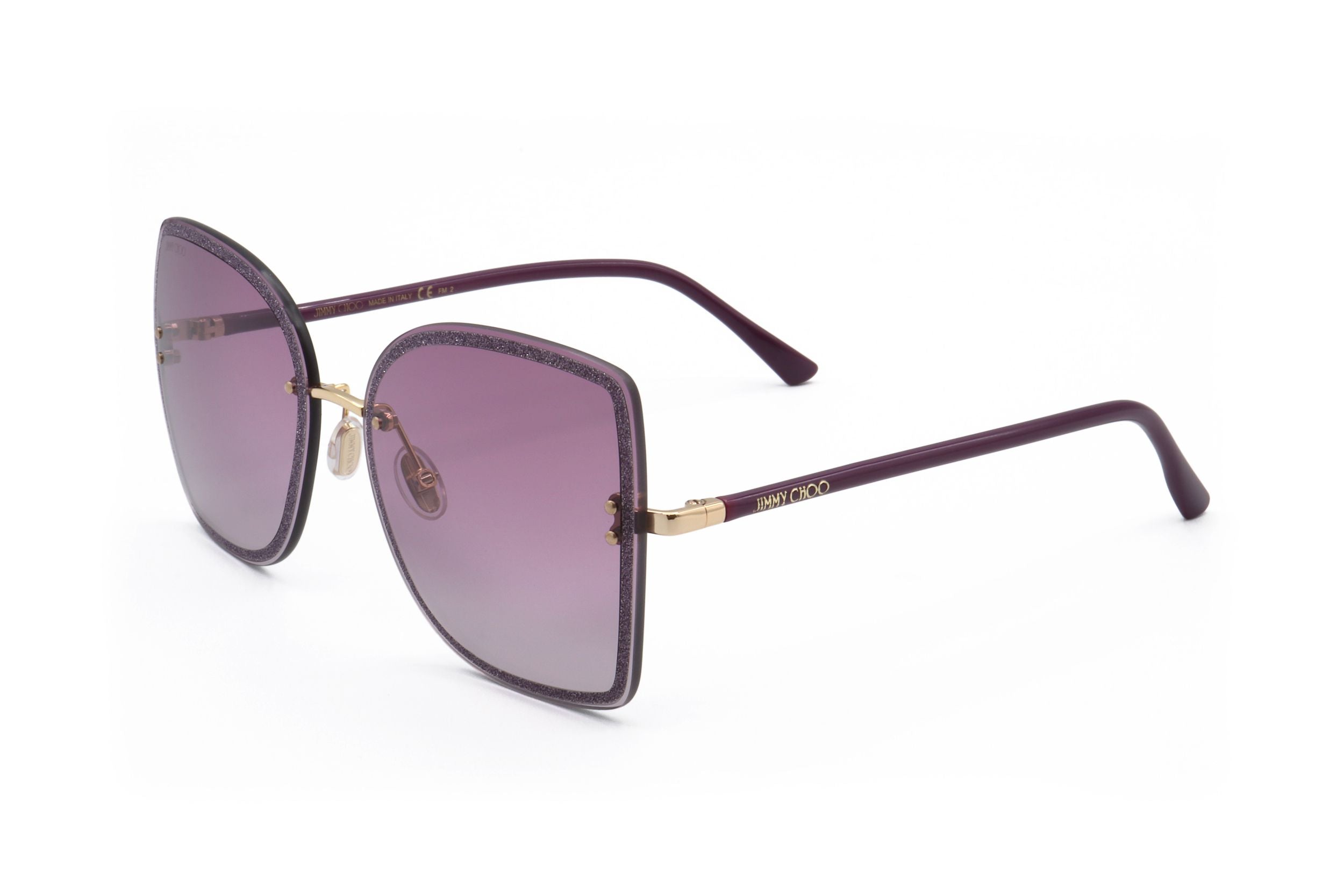 Gafas de sol Jimmy Choo para mujer LETI S 0VO1 62 15 145 GOLD PLUM