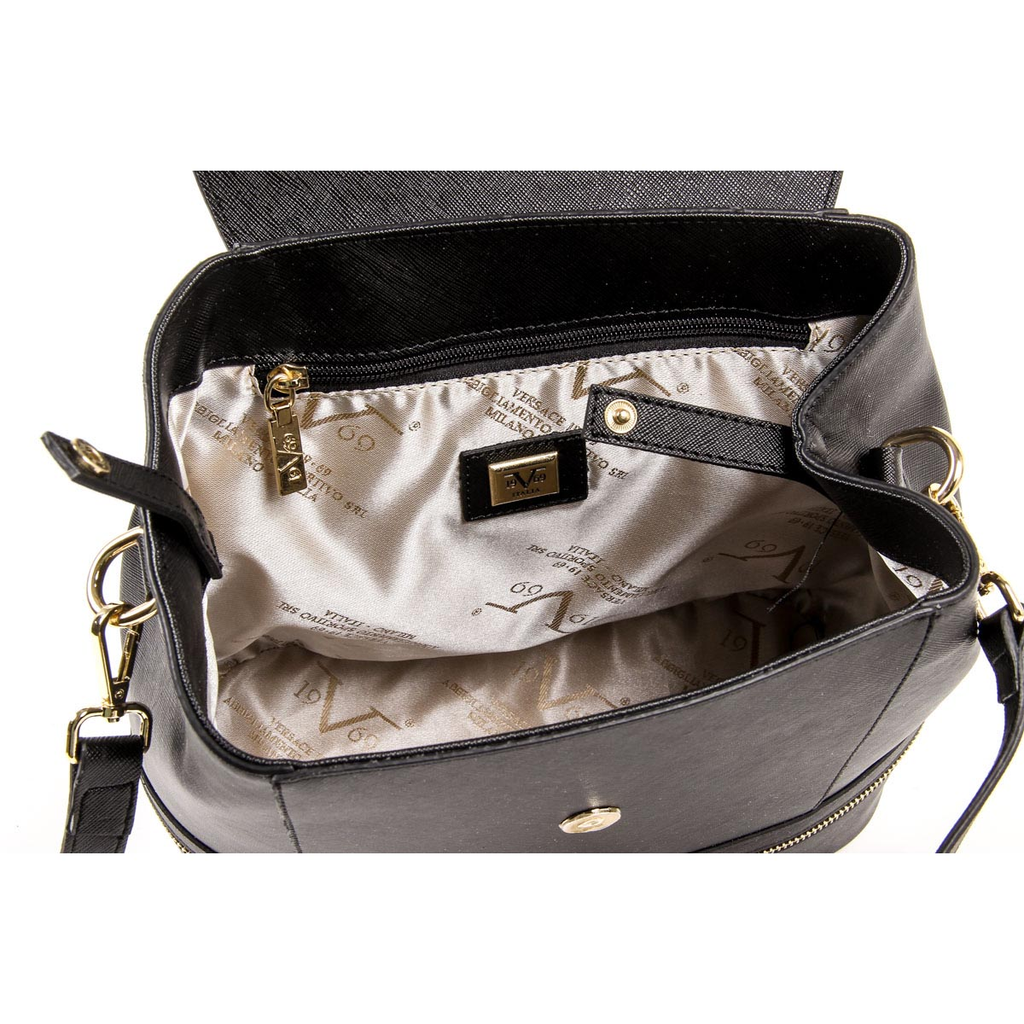 Bolso de mano para mujer V 1969 Italia V1969004 NEGRO