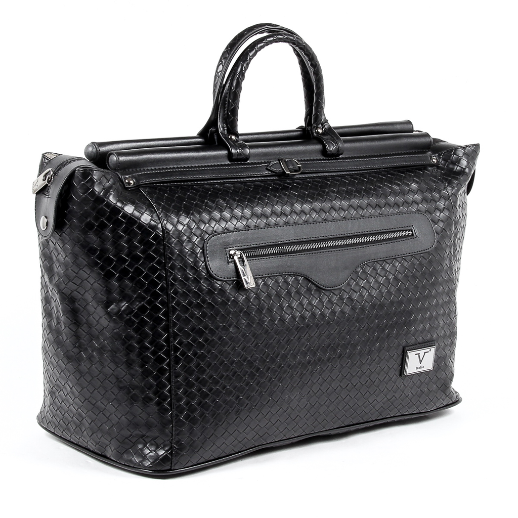 Bolso de mano para hombre V 1969 Italia, color negro, GARY