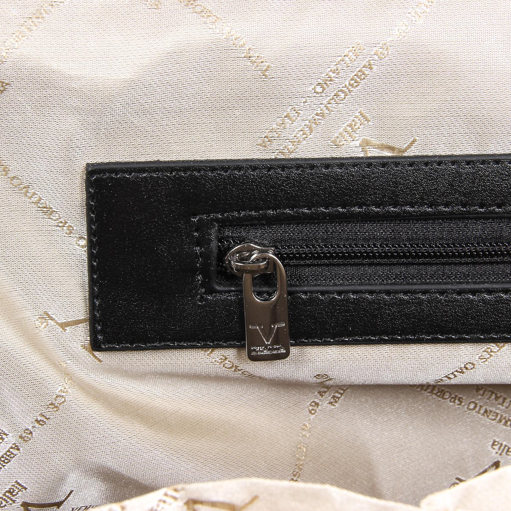 Bolso de mano para hombre V 1969 Italia negro WILLY