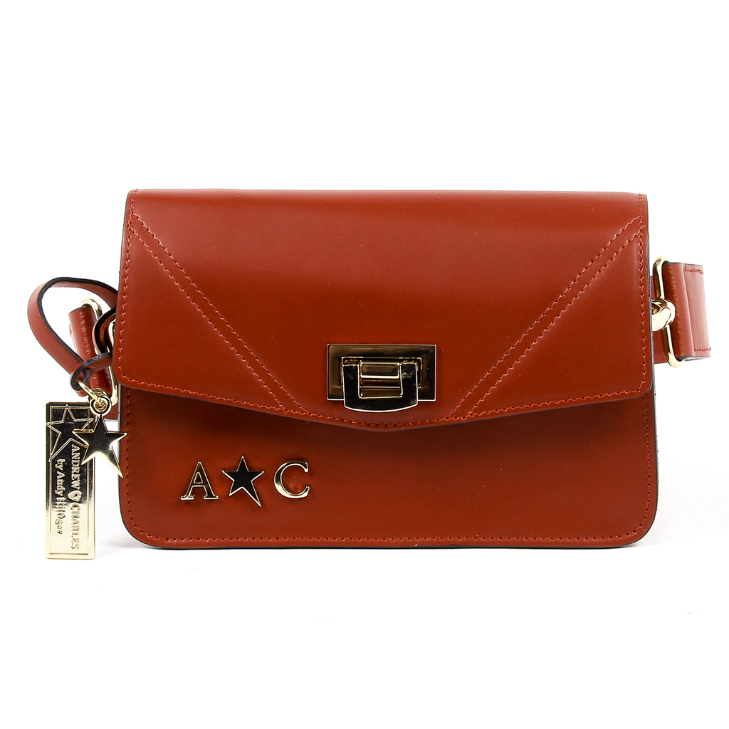 Bolso de mano Andrew Charles para mujer, color rojo, CAITLYN