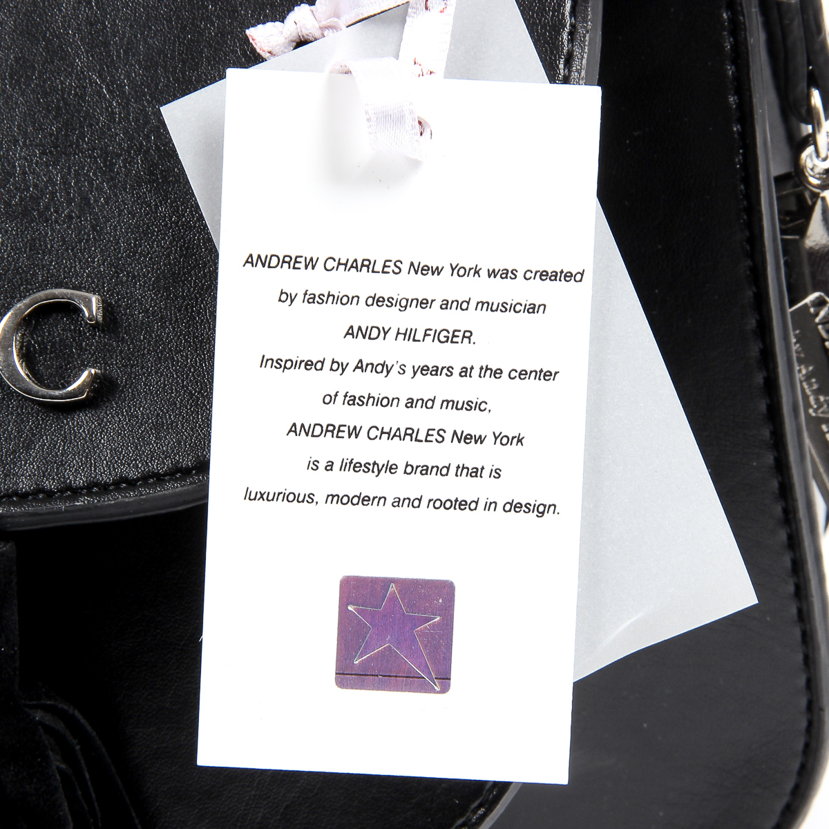 Bolso de mano para mujer Andrew Charles JOURNEY negro