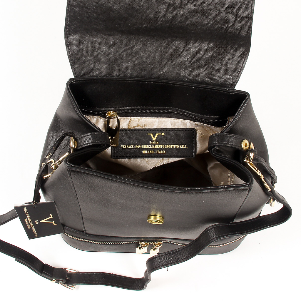 V 1969 Italia Womens Backpack Black STEFY