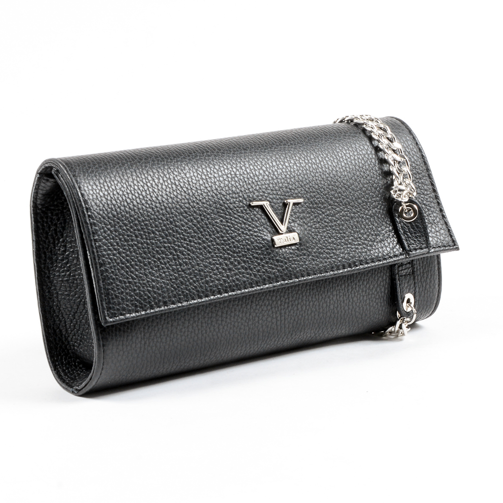V 1969 Italia Womens Handbag Black ROMA
