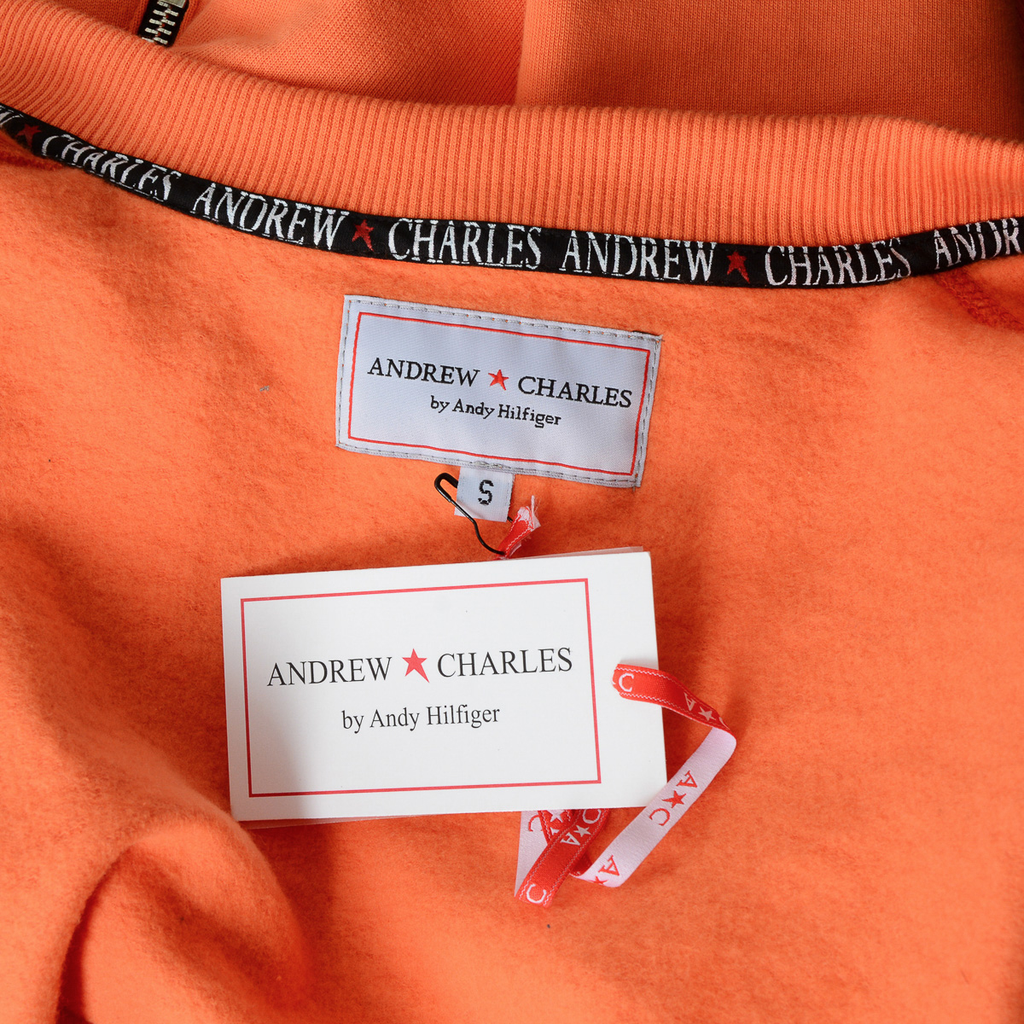 Suéter Andrew Charles para mujer de manga larga naranja SUMATRA