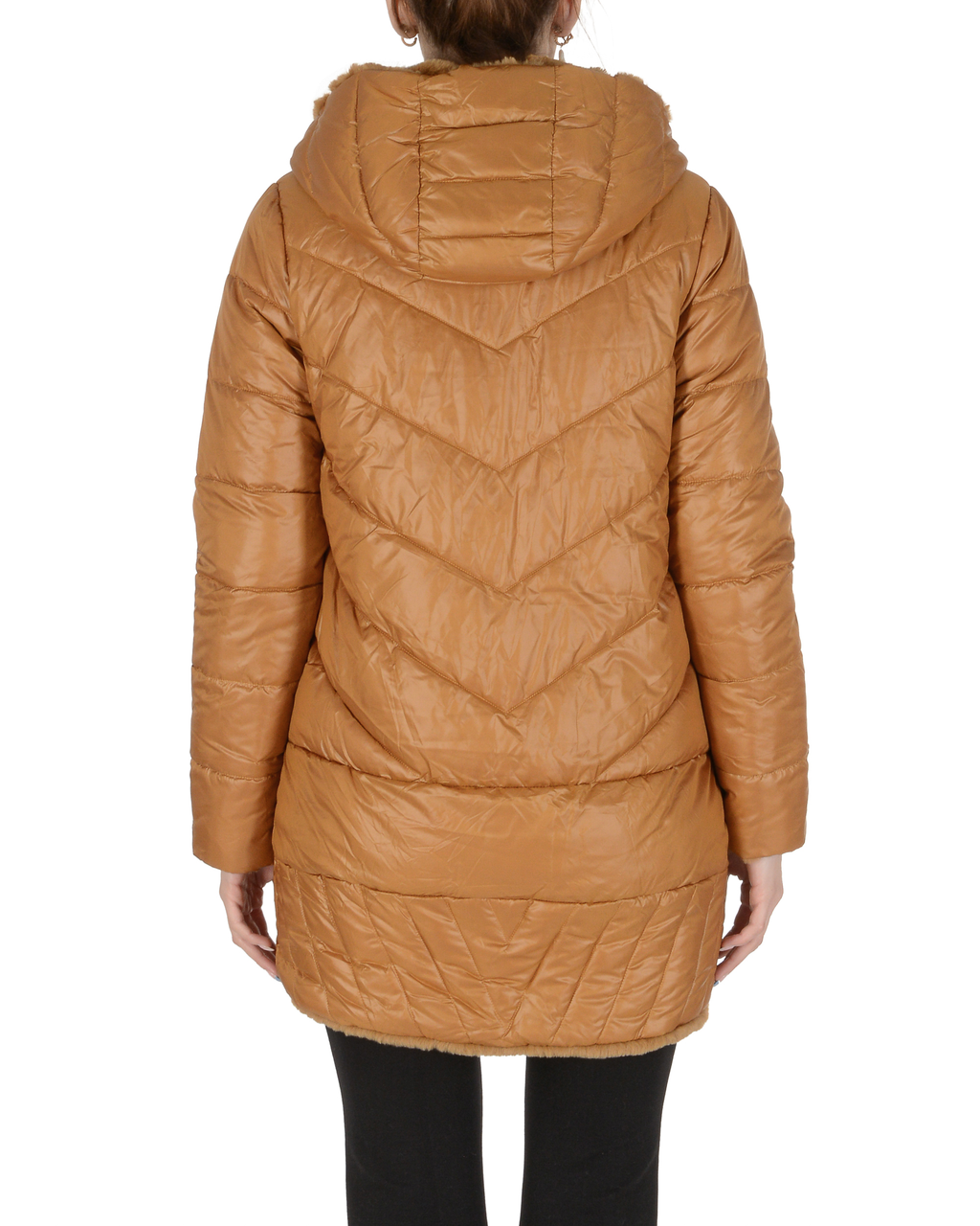19V69 Italia Chaqueta de mujer Camel JUNO CAMEL