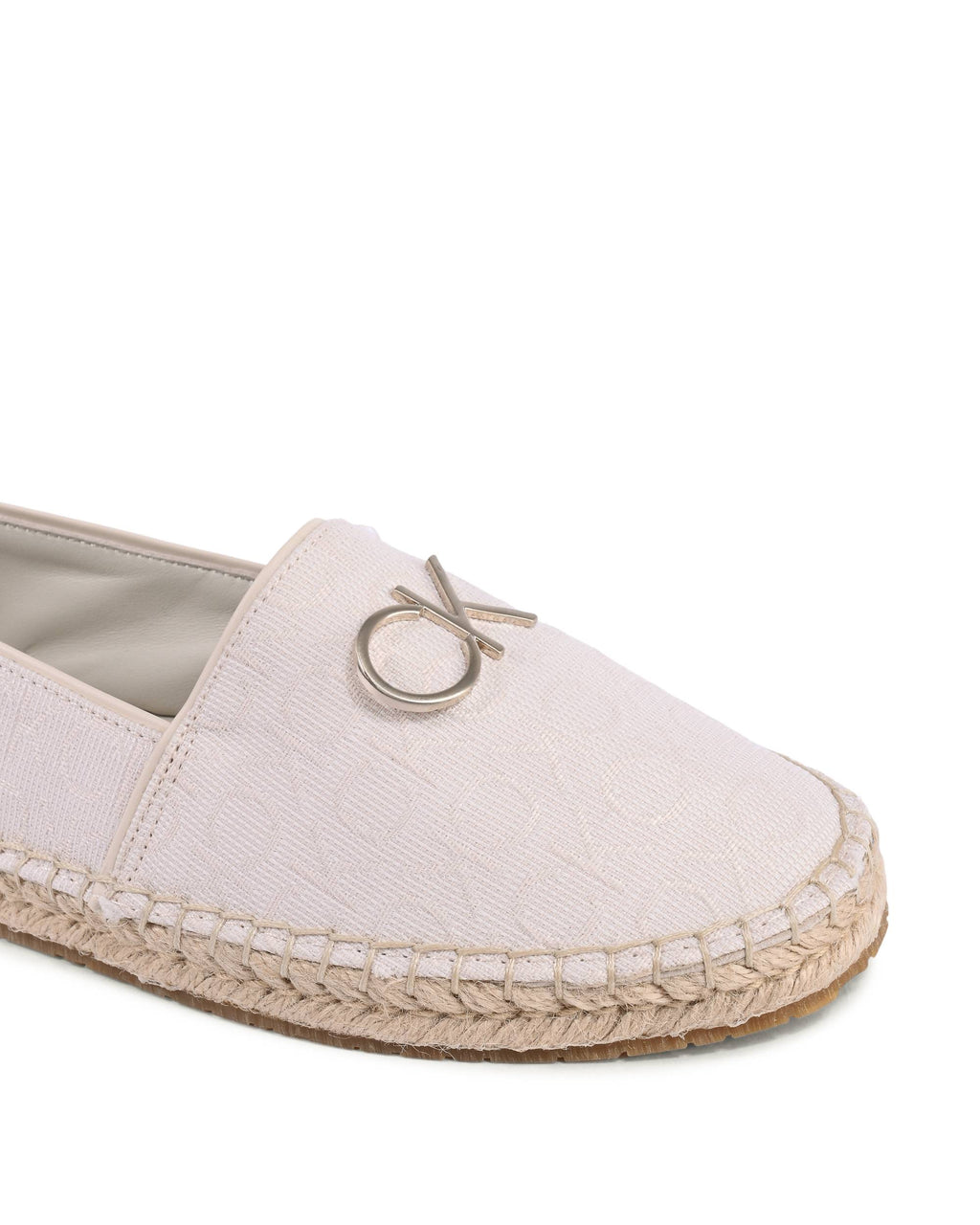 Alpargatas Calvin Klein para mujer blancas HW0HW0145802R