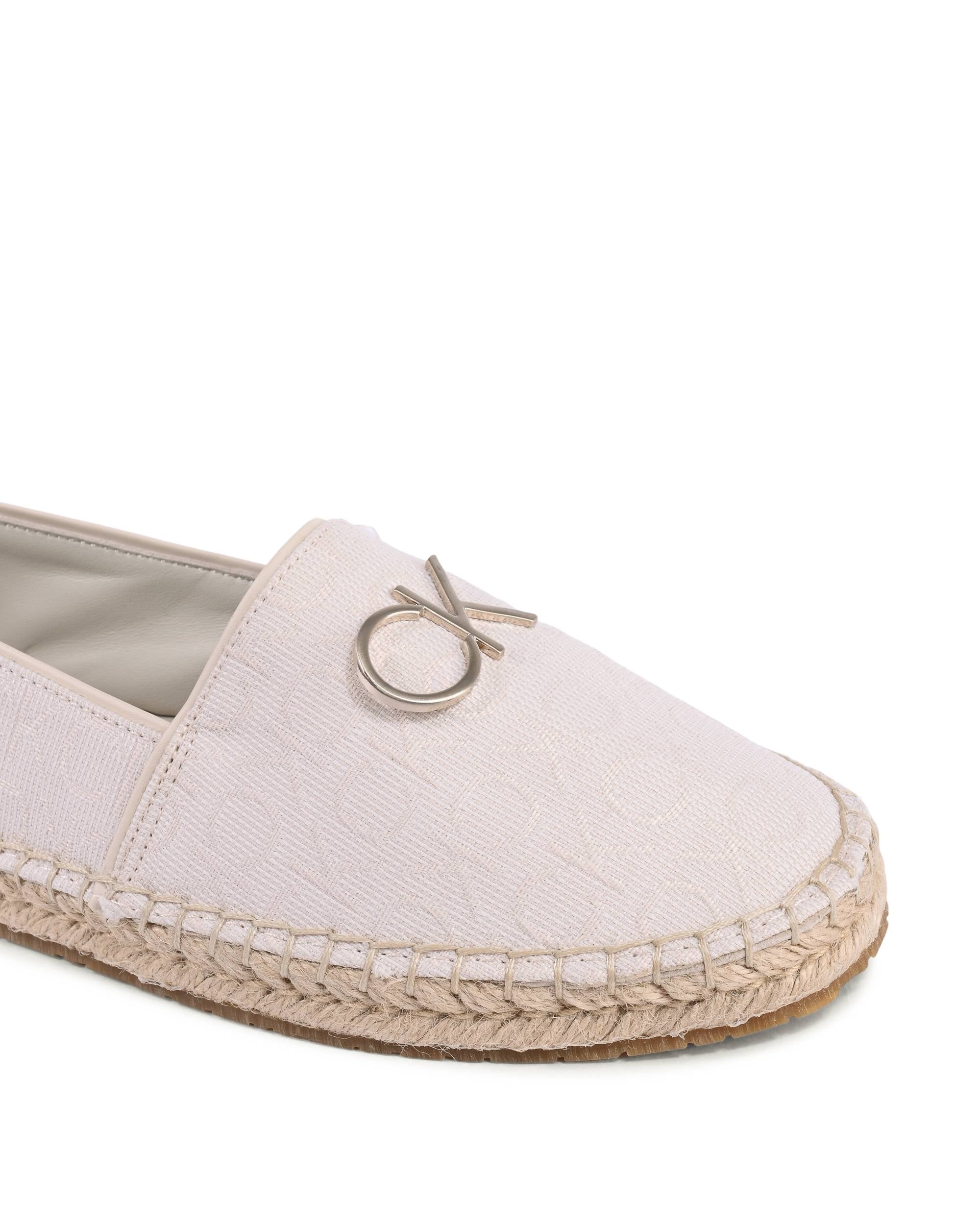 Alpargatas Calvin Klein para mujer blancas HW0HW0145802R