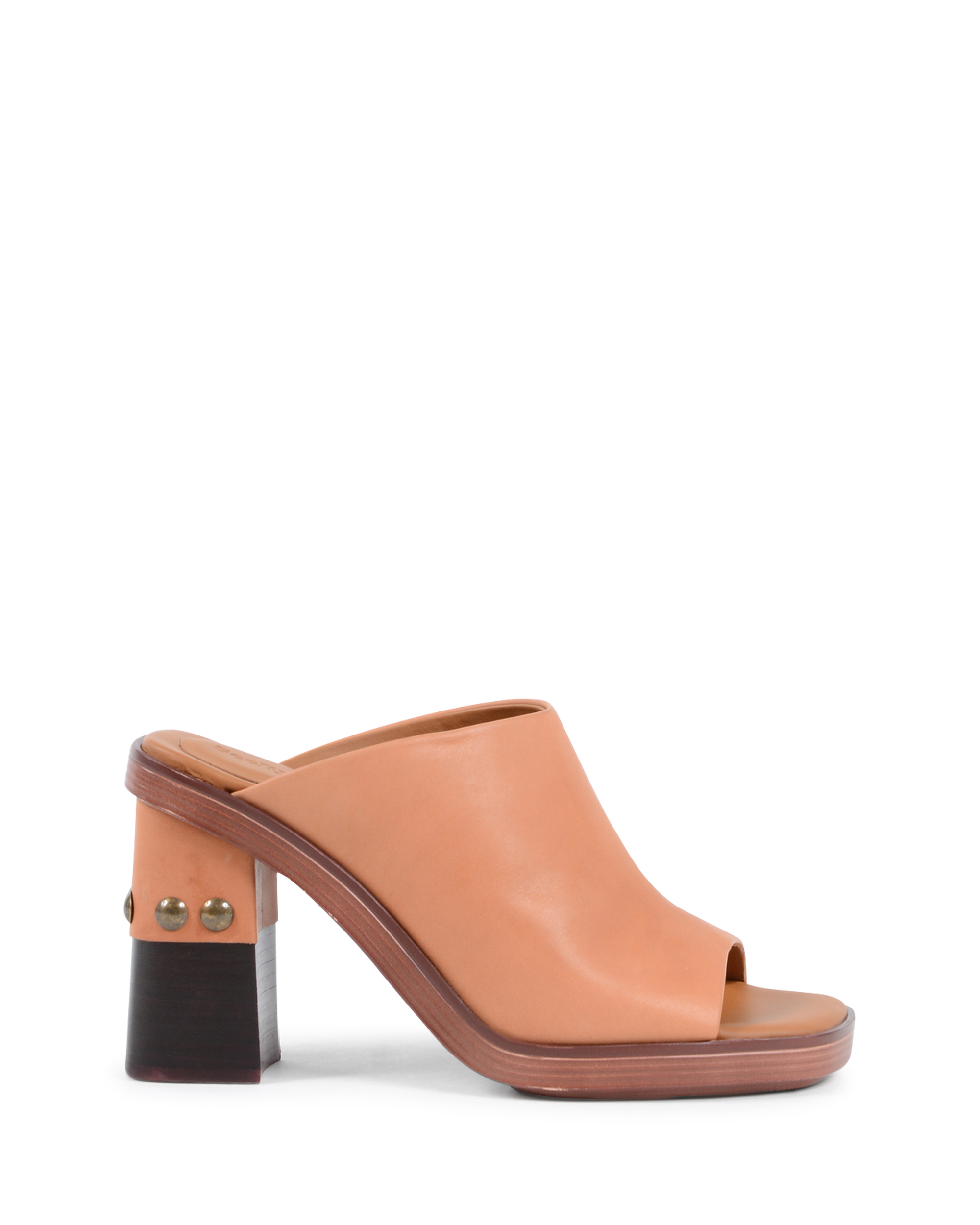 ChloÃ¨ Womens Mule Sandal Tan SB32041A SIERRA