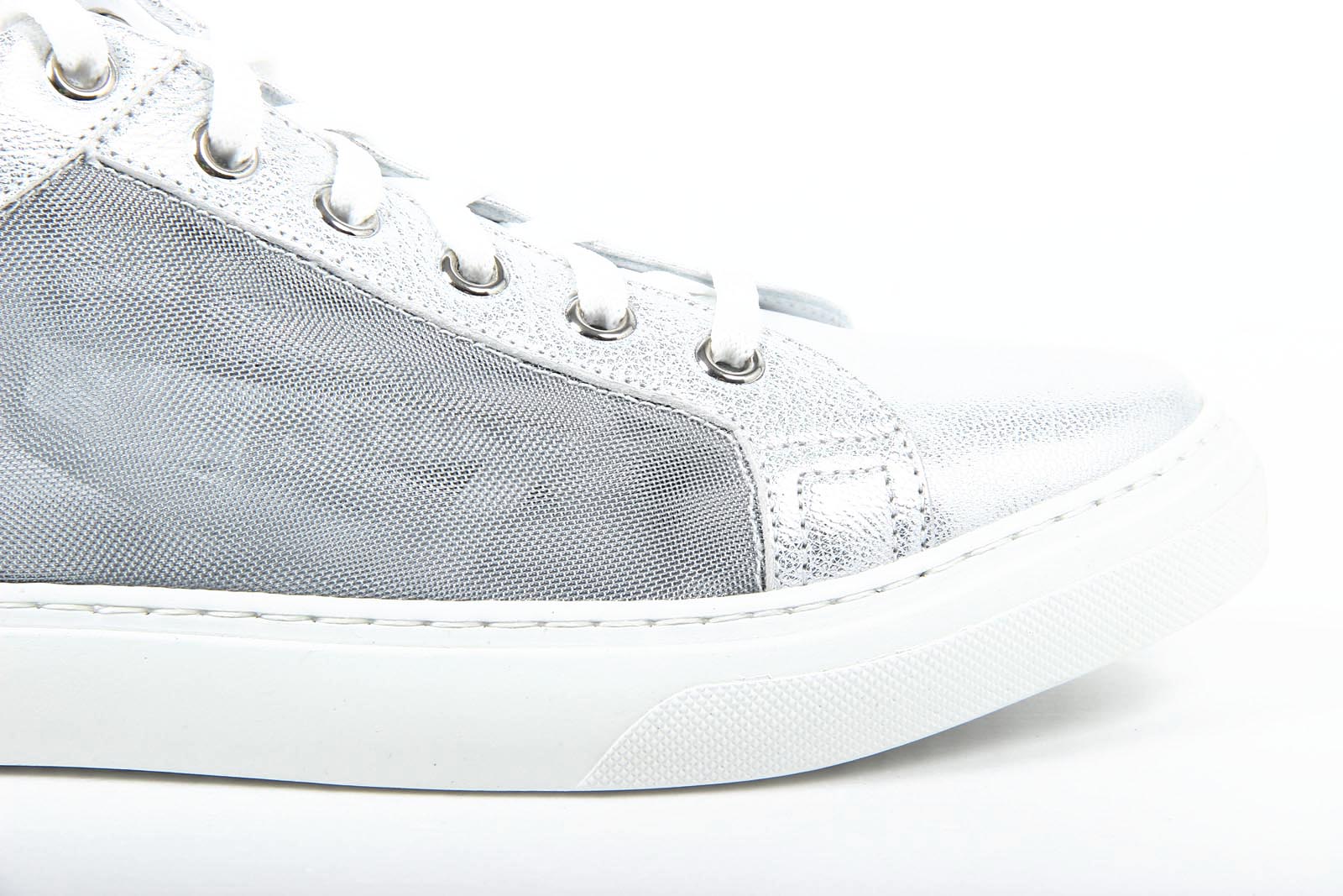 V 1969 Italia Zapatillas de mujer B2198 LUMIER TUL PLATA ARG. 501