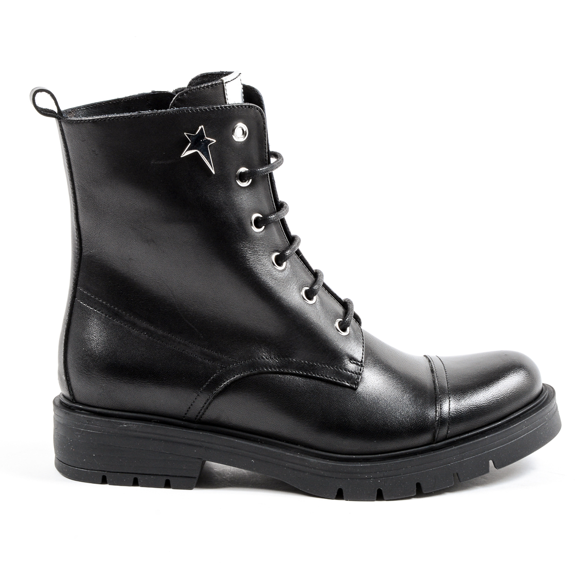 Andrew Charles Womens Short Boot Black SELEMA